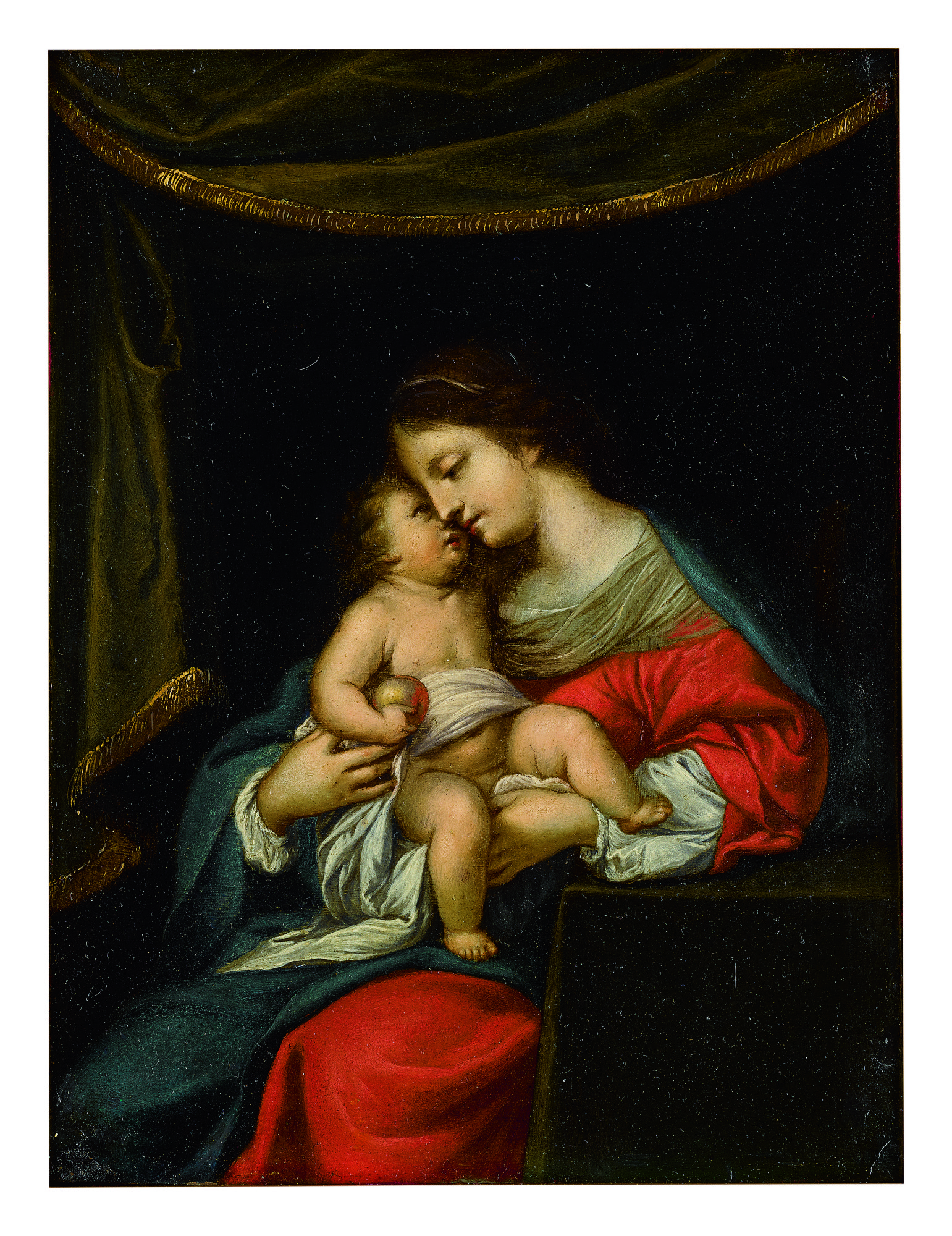 Unknown — Virgin And Child Holding An Apple