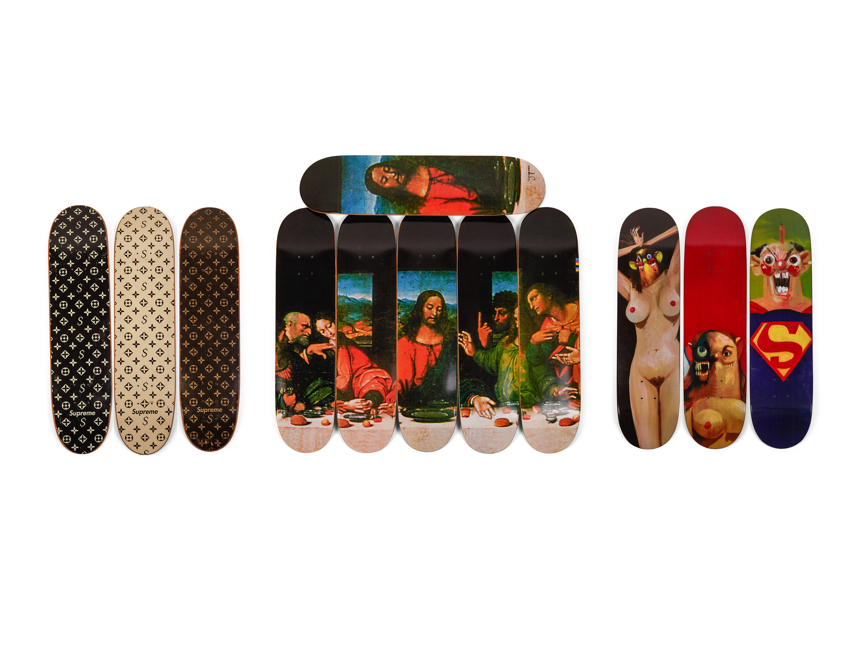 A Group of Supreme Skateboards — A Group of Supreme Skateboards
