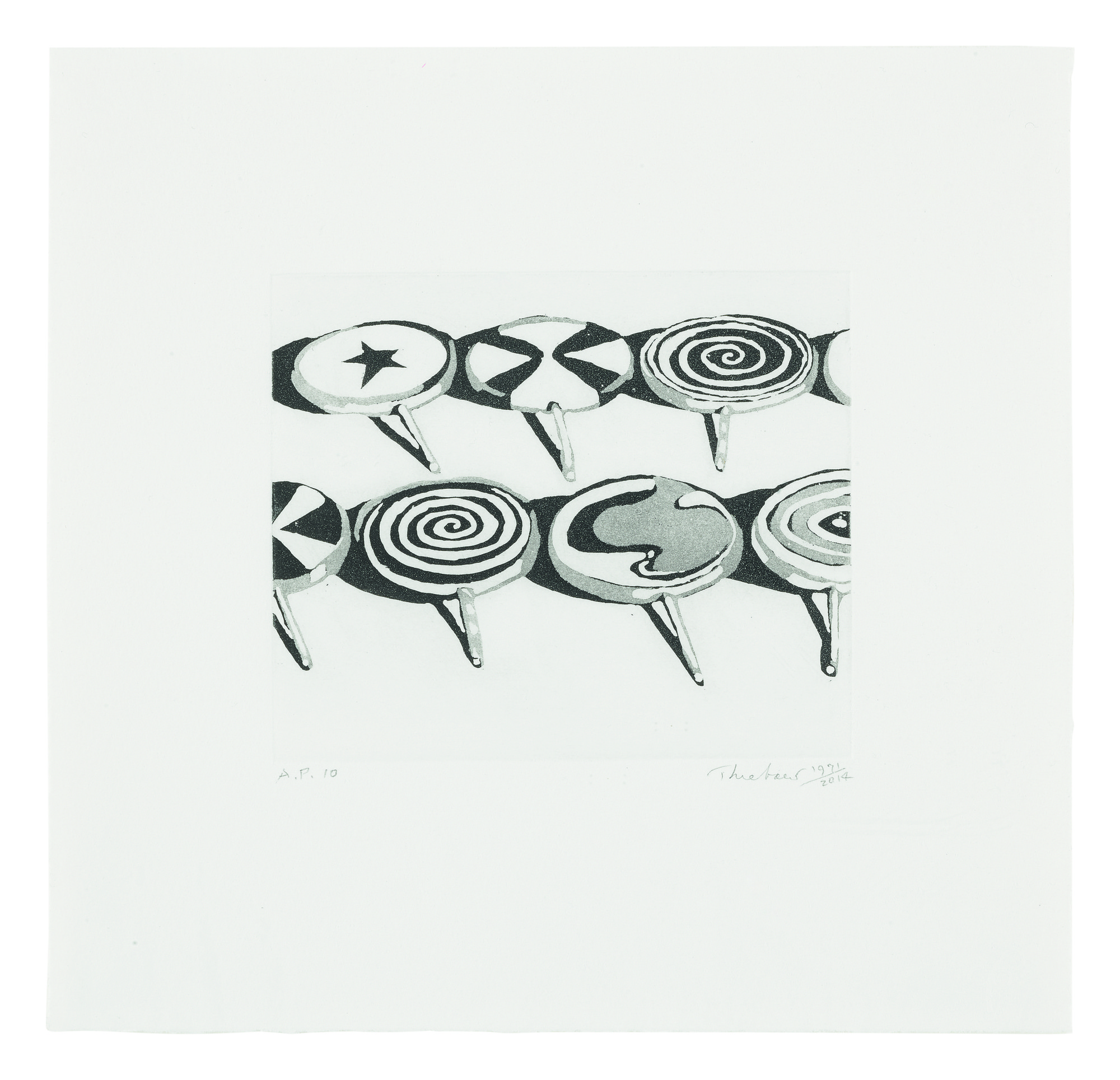 Wayne Thiebaud — Little Suckers