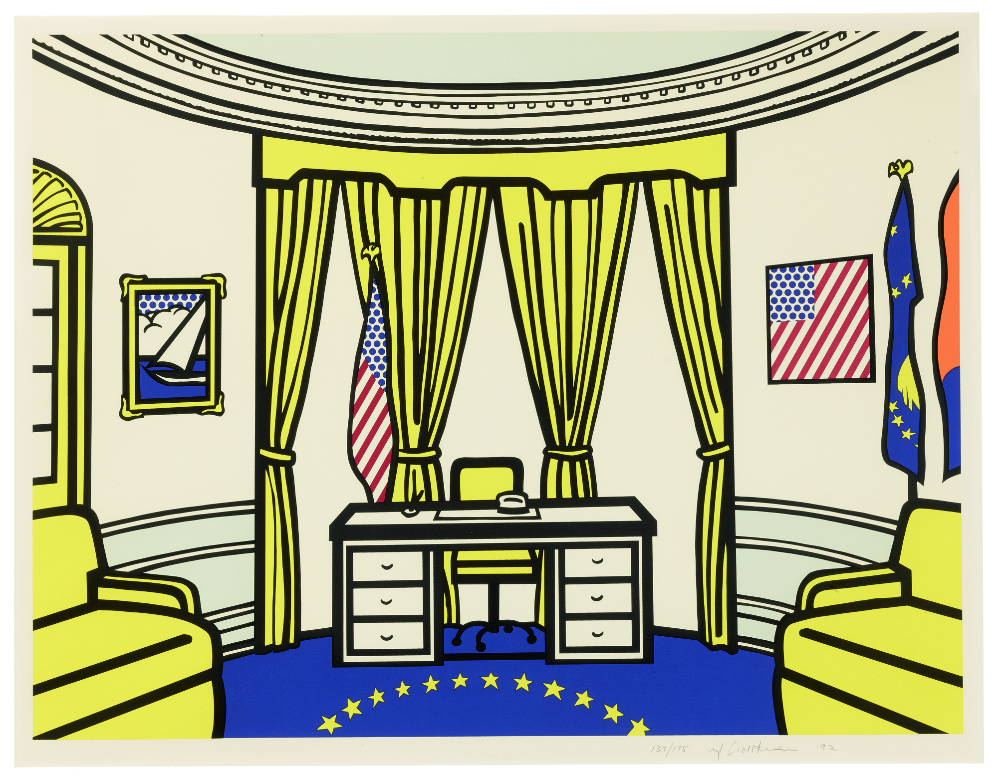 Roy Lichtenstein — The Oval Office (c. 277)