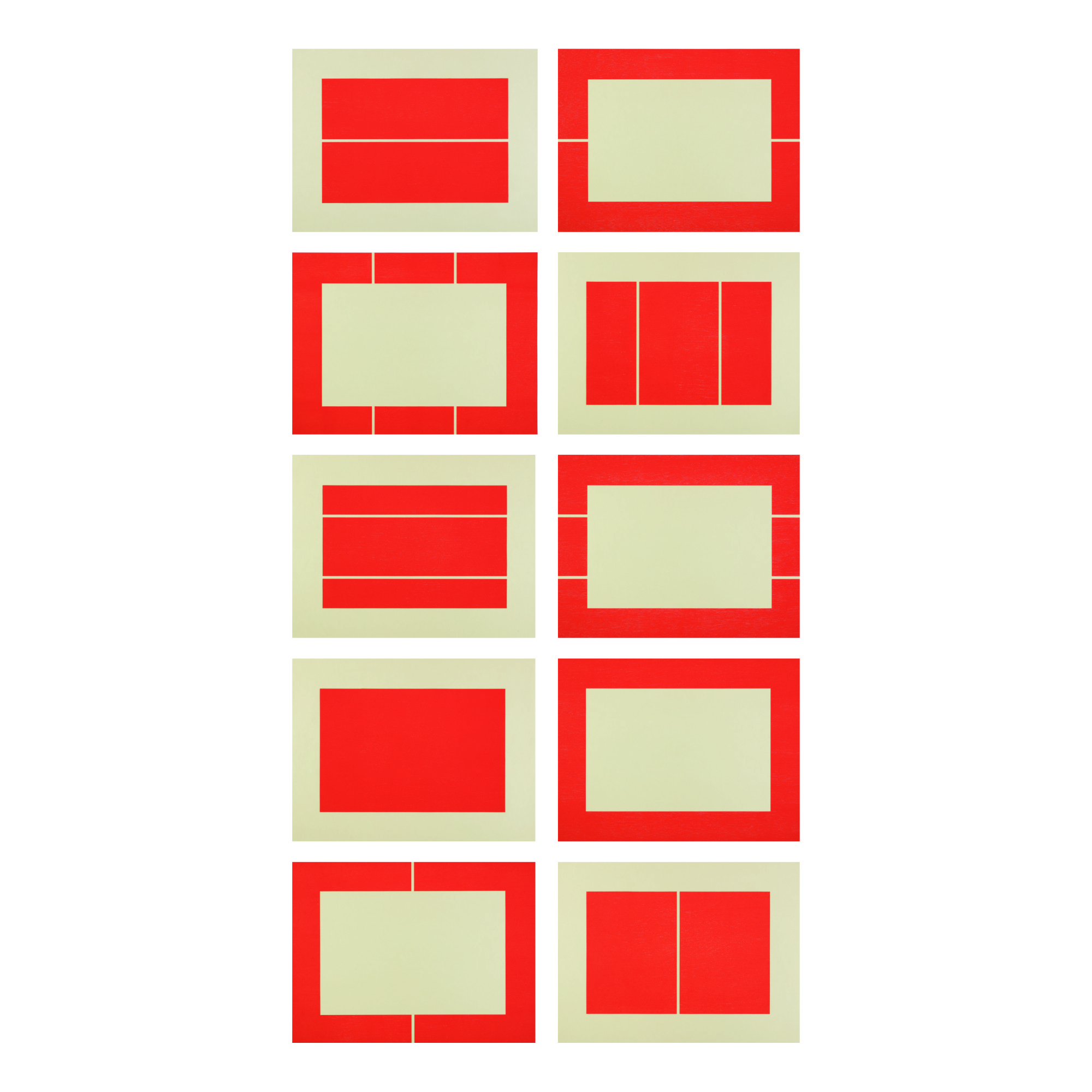 Donald Judd — Untitled (schellmann 157 - 166)