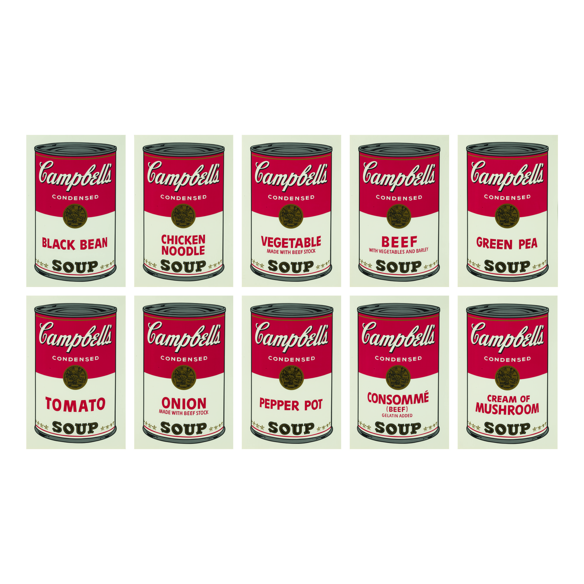 Andy Warhol — Campbell's Soup I (f. & S. Ii.44-53)