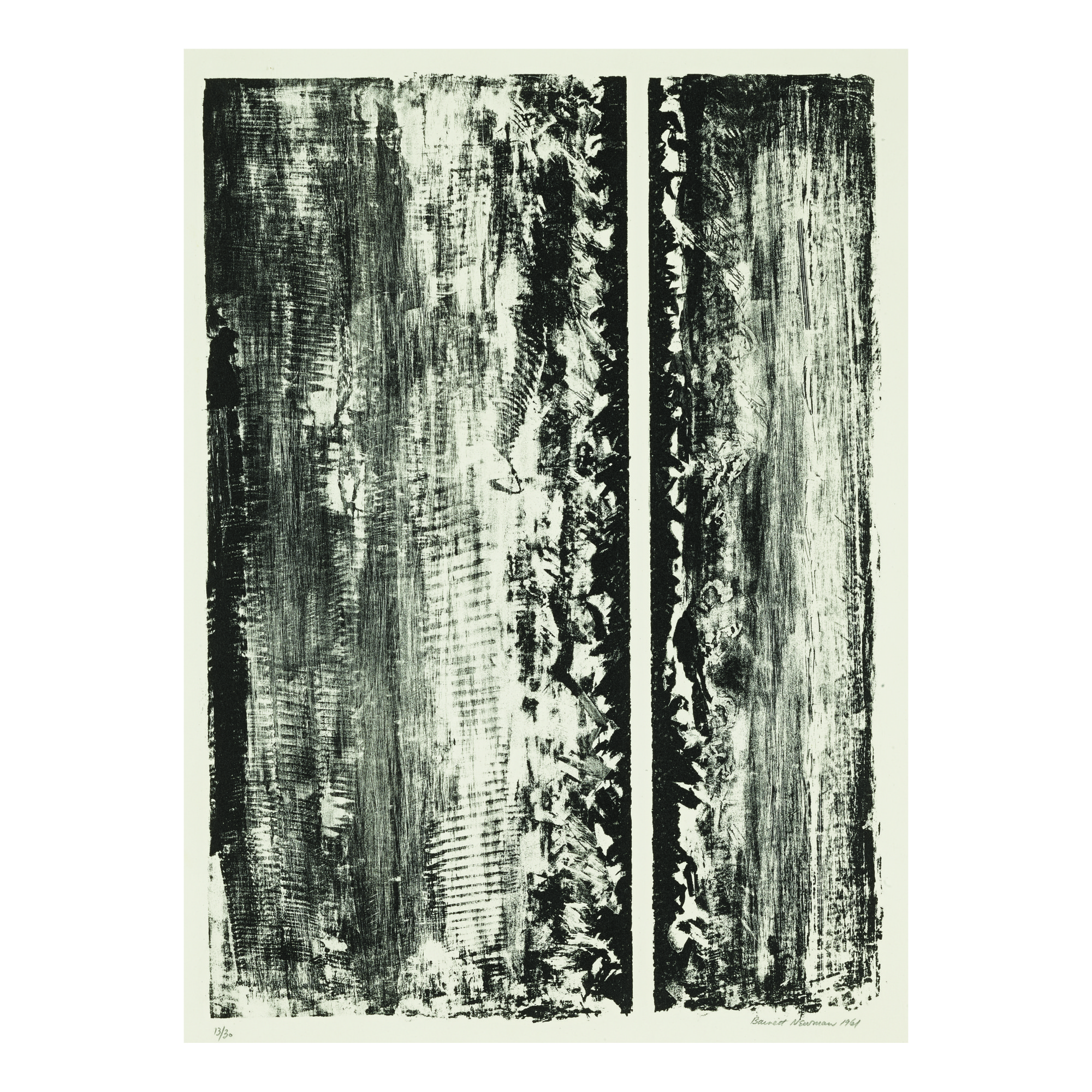 Barnett Newman — Untitled (b.n.f. 203)