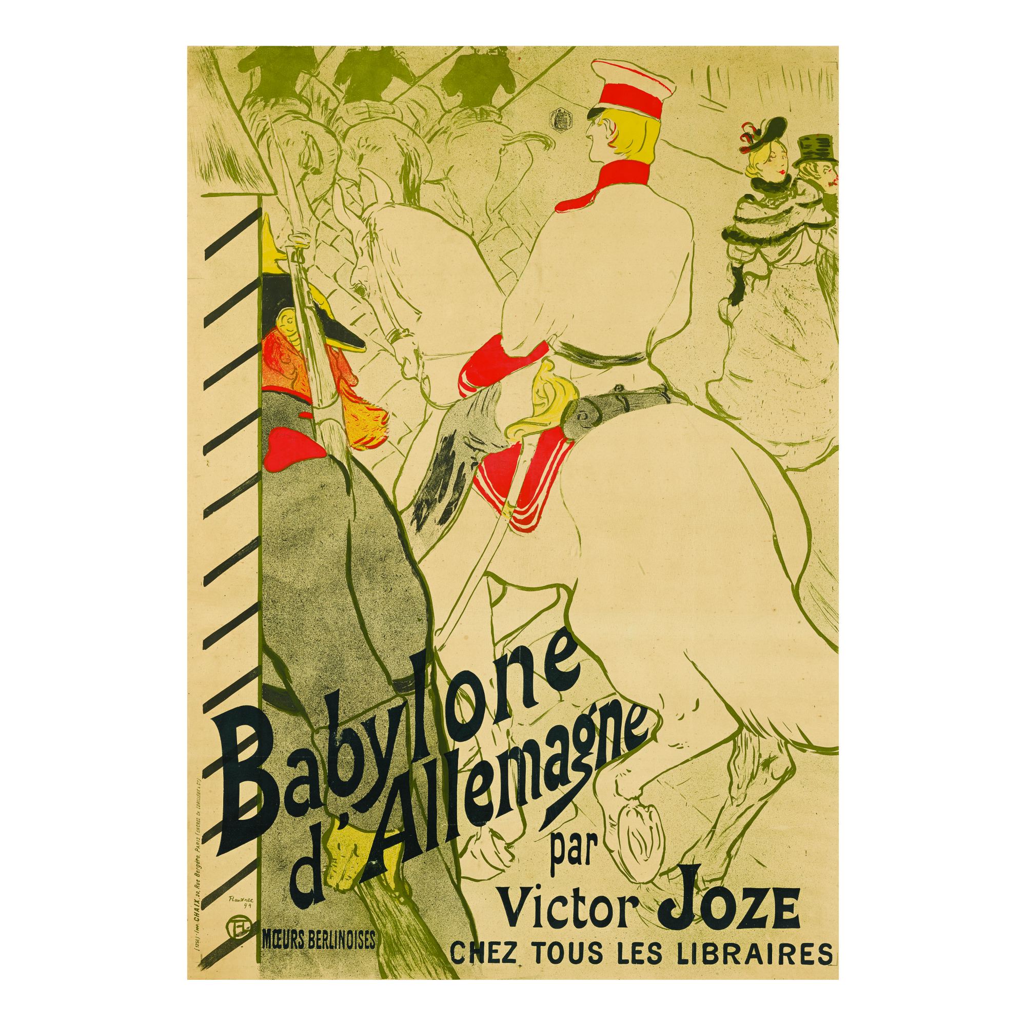 Henri De Toulouse-lautrec — Babylone D'allemagne (d. 351; Adr. 58; W. P12)