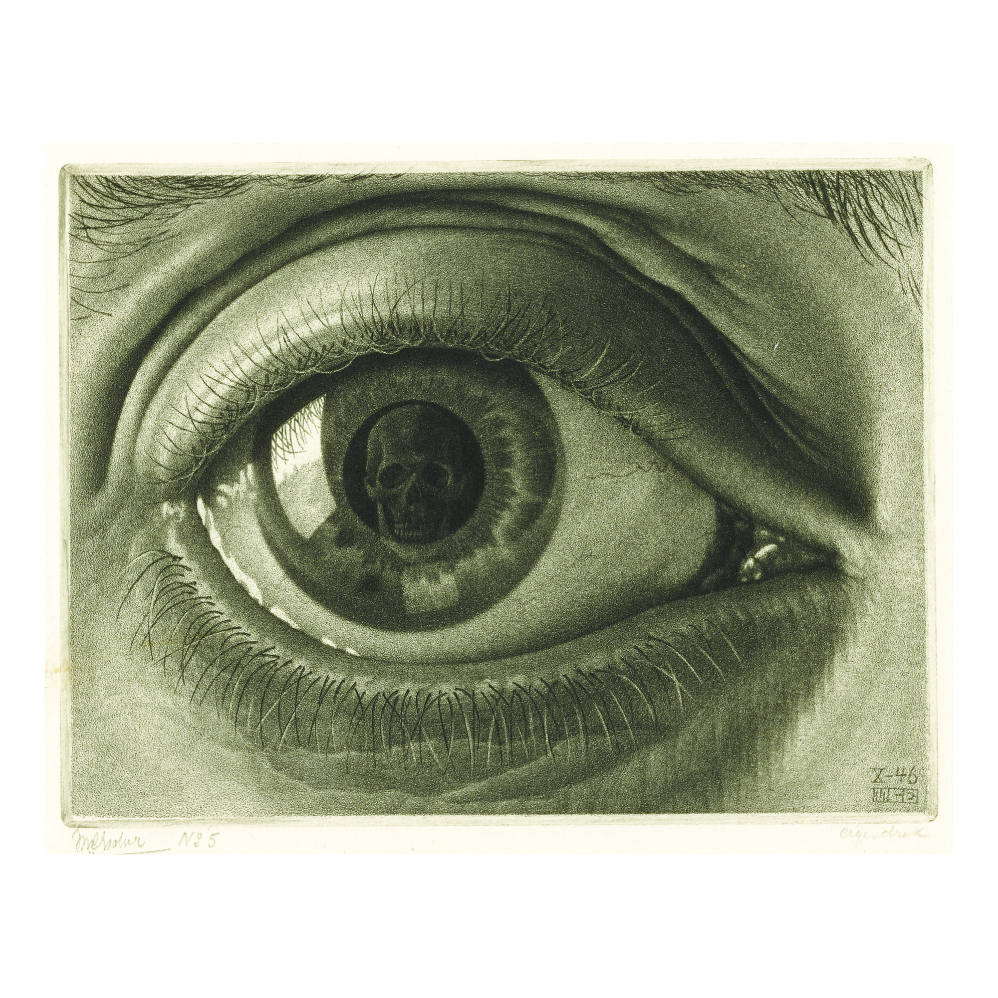 M. C. Escher — Eye (b./k./l./w. 344)