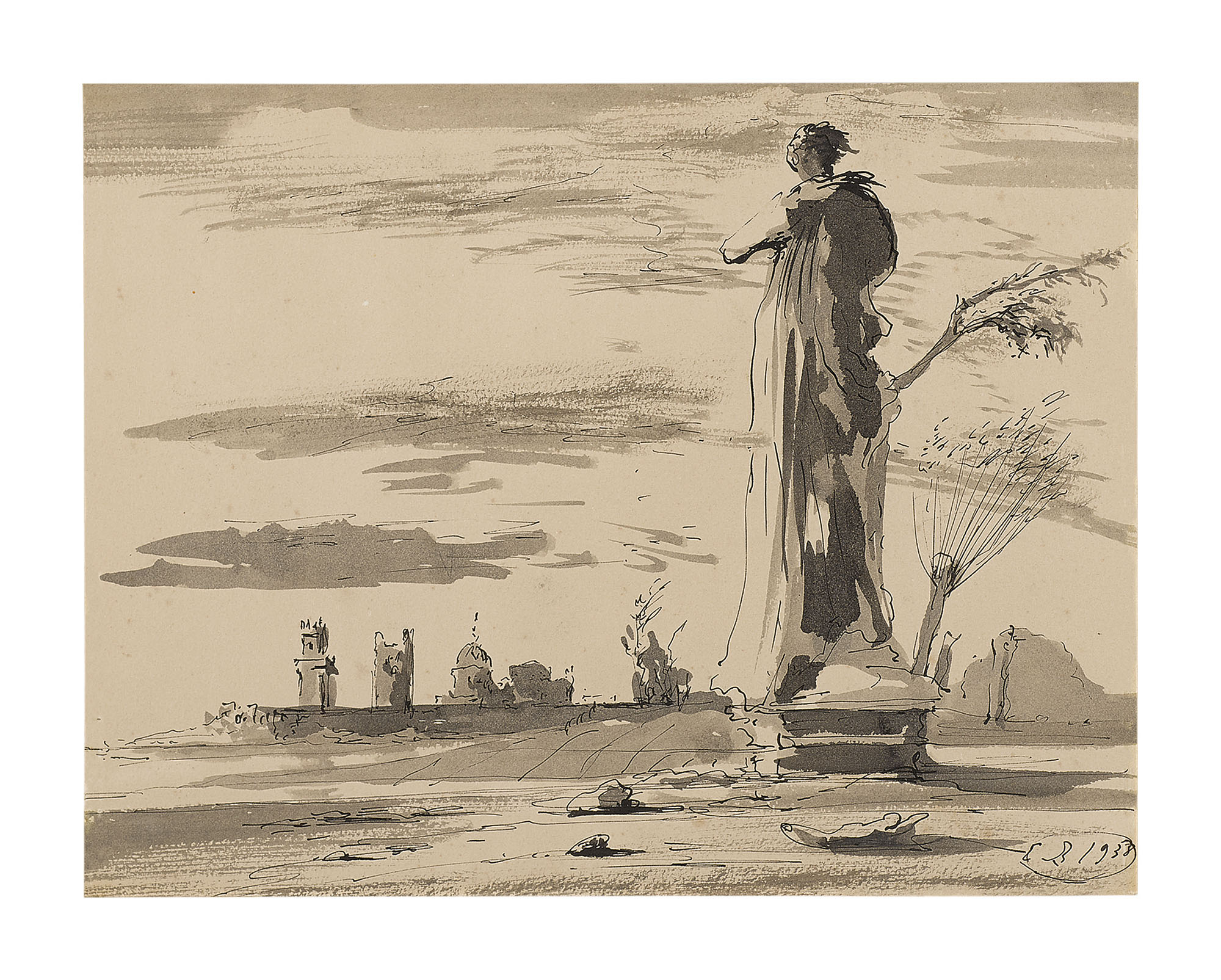 Eugene Berman — Untitled