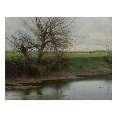 River Landscape Near Guillena