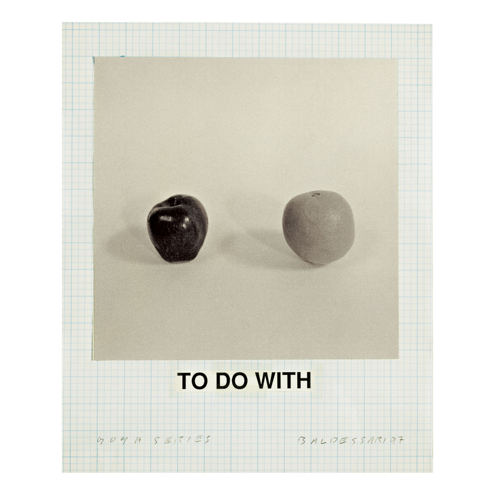 John Baldessari — Study For Goya Series: To Do With