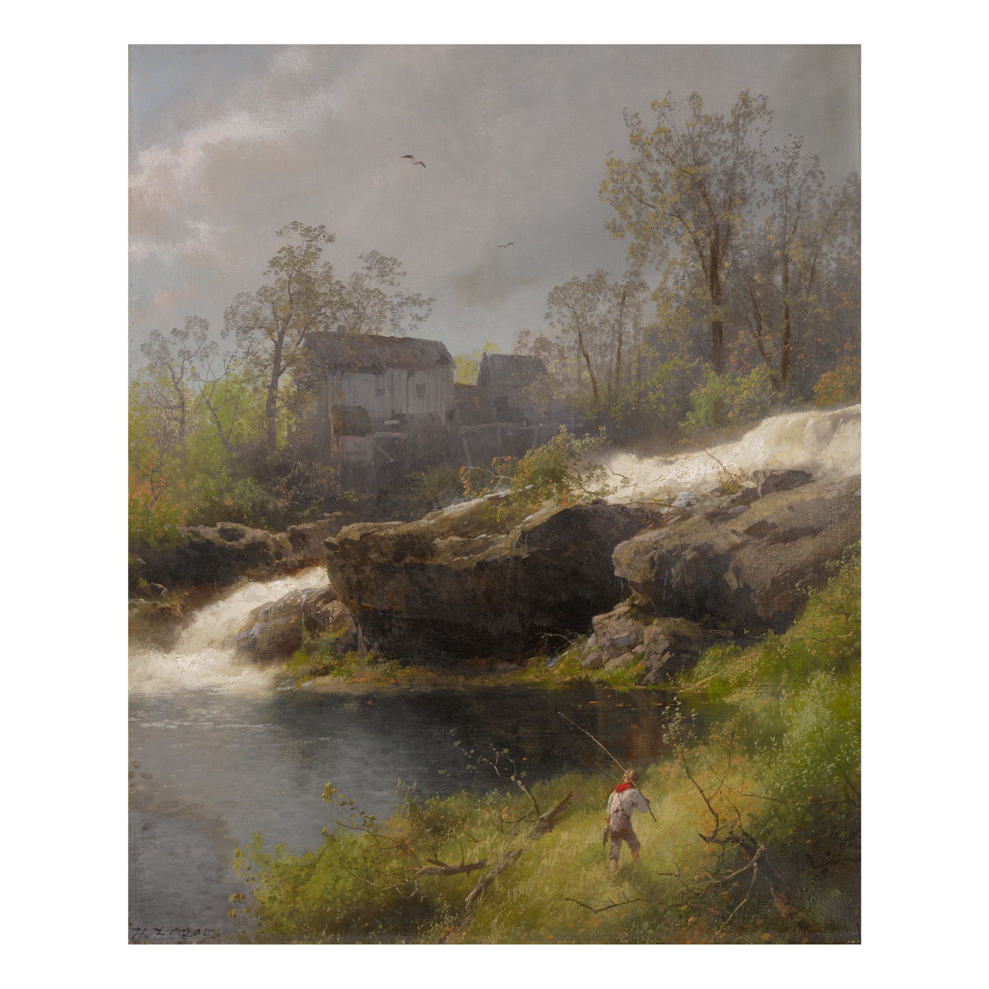 Herman Herzog — Scene On The Susquehanna Near Pequea