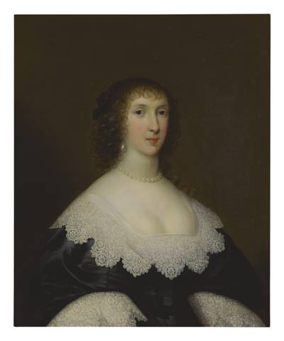 Portrait Of Lady Elizabeth Craven (née Fairfax), Wife Of Sir William Craven Of Lenchwick (1610-1655), Half Length