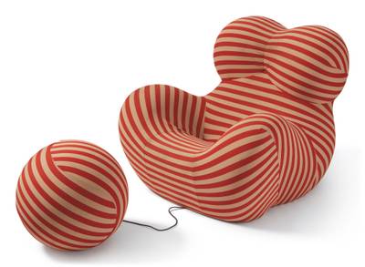 "up-5 Donna" Chair And "up-6" Ottoman