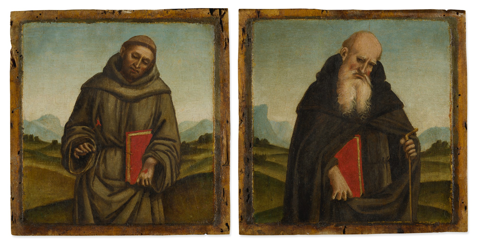 Luca Signorelli — Saint Francis; Saint Anthony Abbot