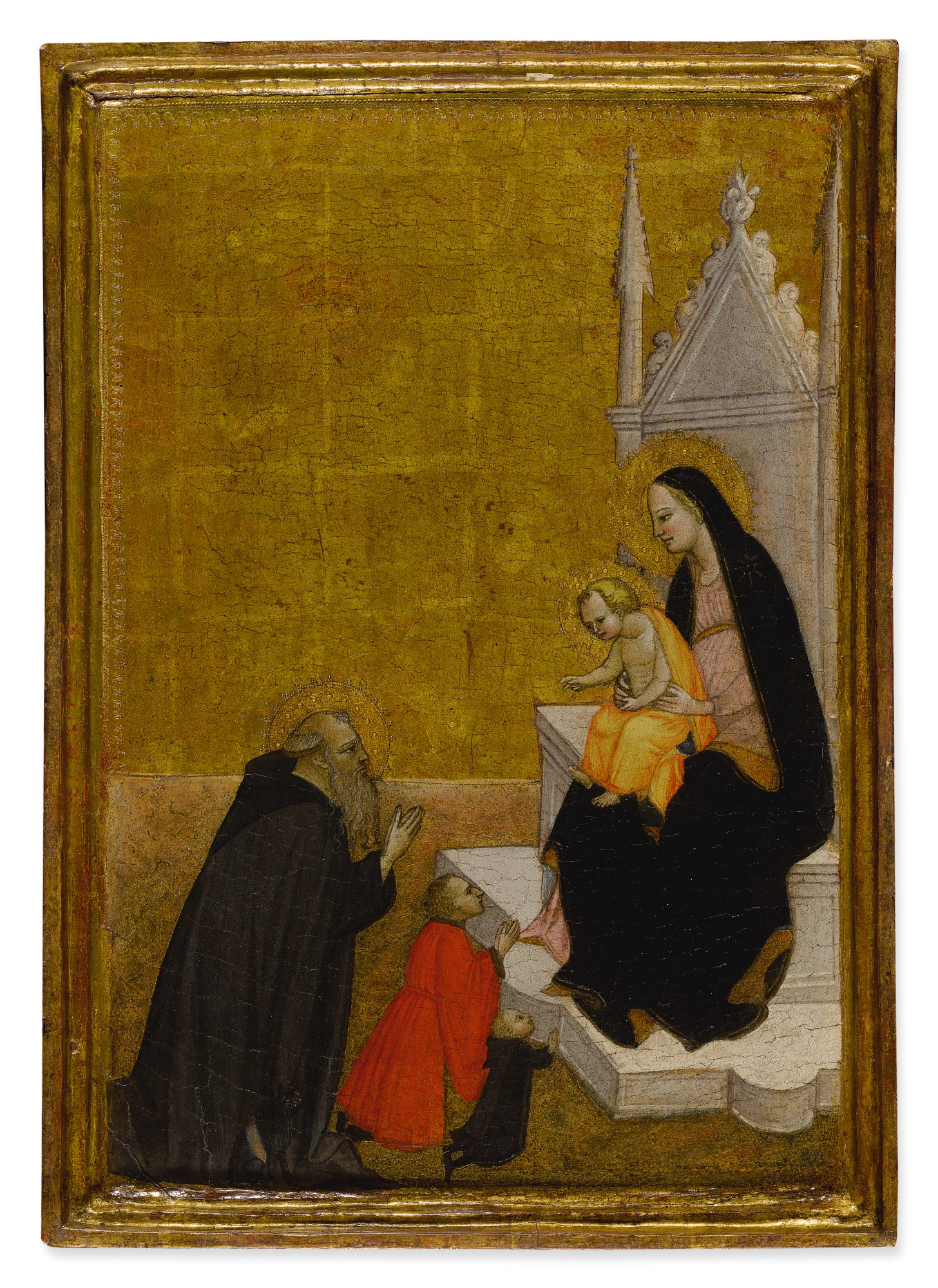 Madonna And Child With Saint Anthony And Two Donors