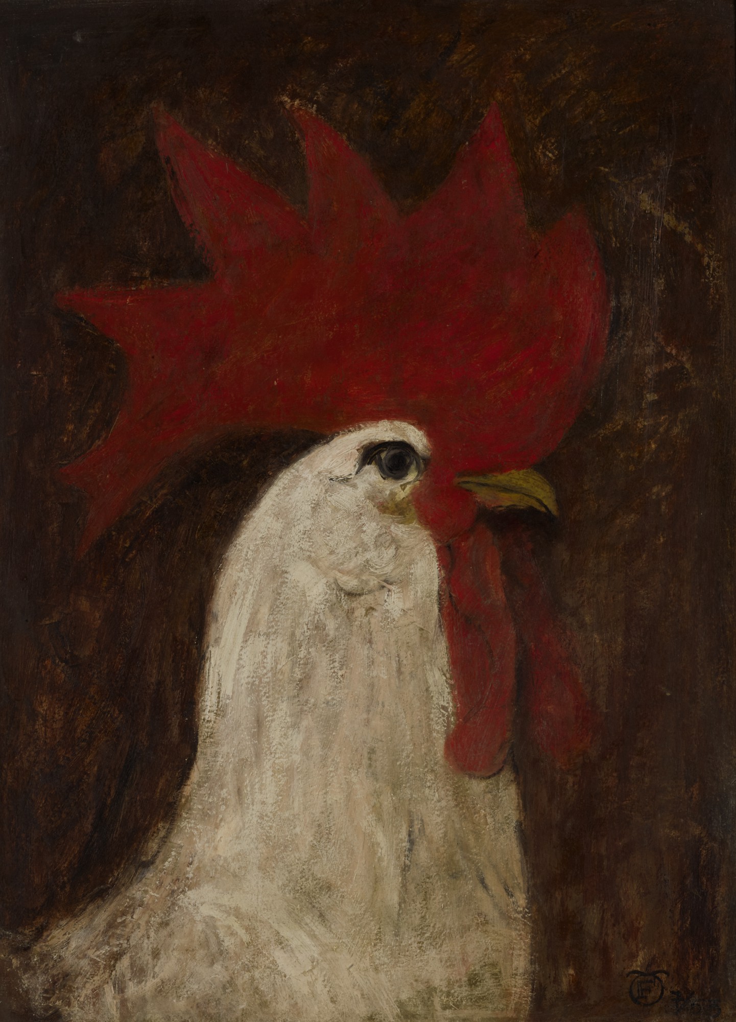 American School 20th Century — Leghorn Rooster