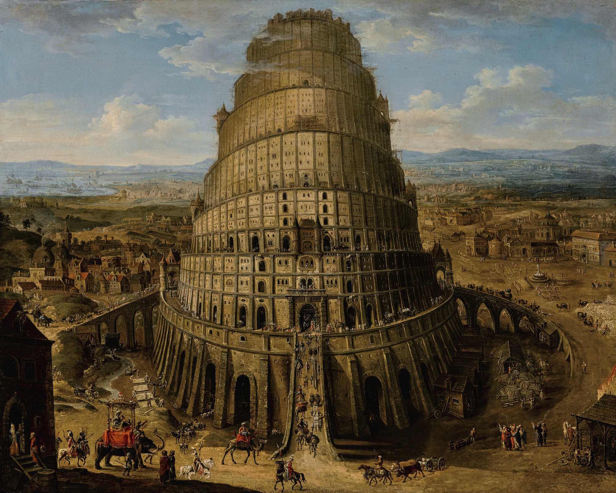 Flemish School, 17th Century — The Tower Of Babel