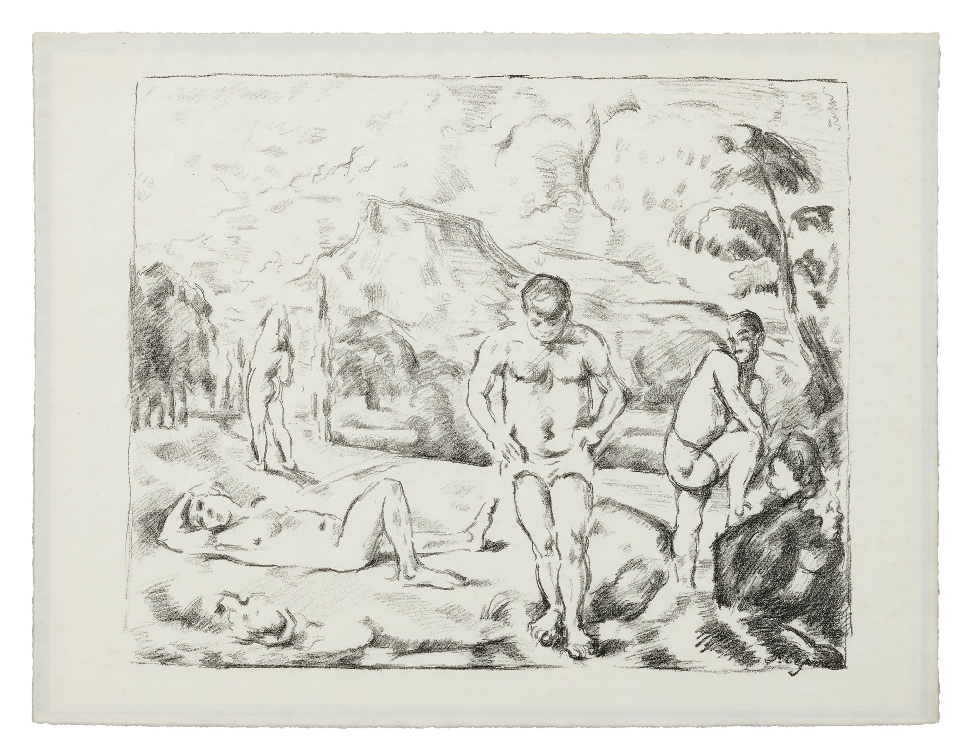 The Large Bathers (venturi 1157; Druick I)