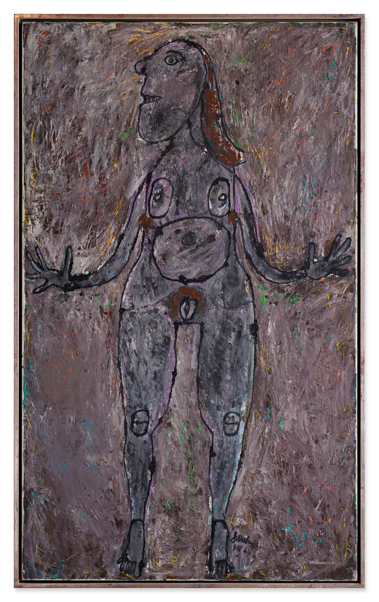 Jean Dubuffet — Grand nu charbonneux