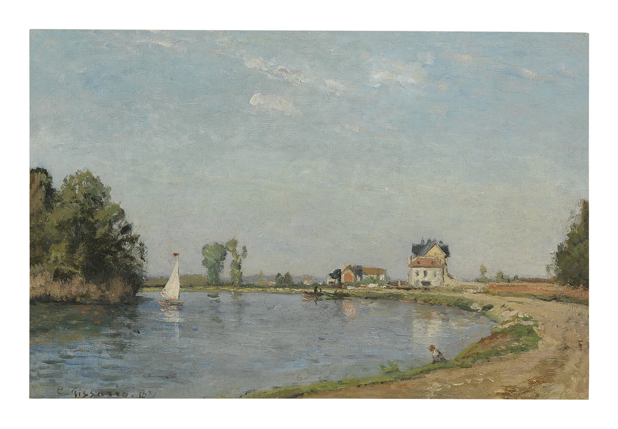 Camille Pissarro — Bords de rivière