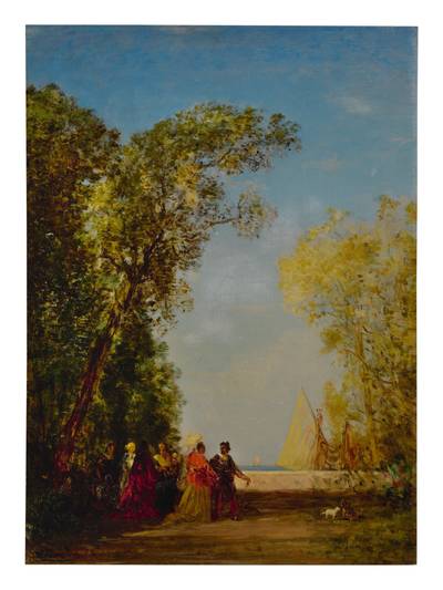 Intérieur D'un Jardin À Venise