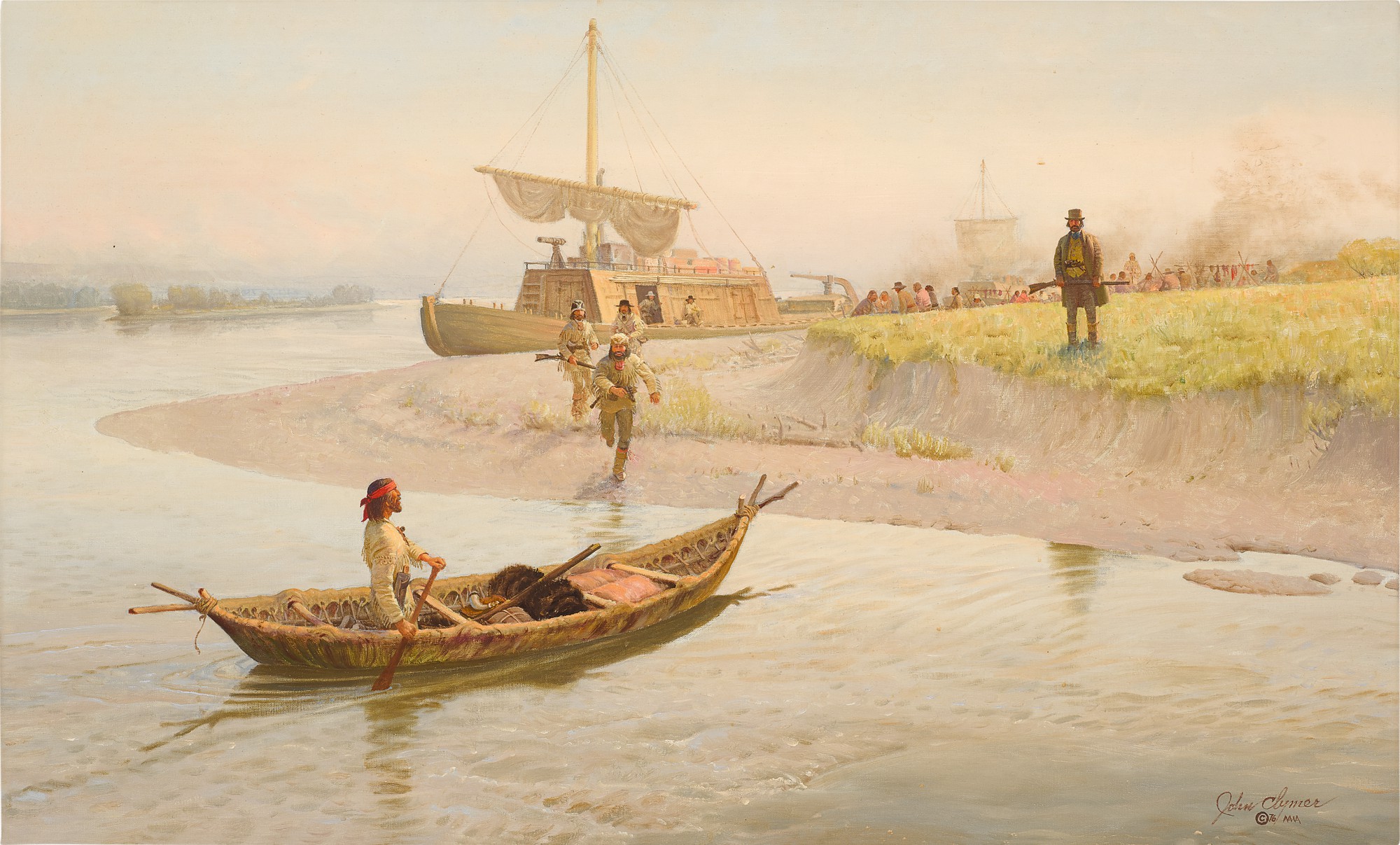 John Colter Meets Manuel Lisa