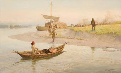 John Colter Meets Manuel Lisa