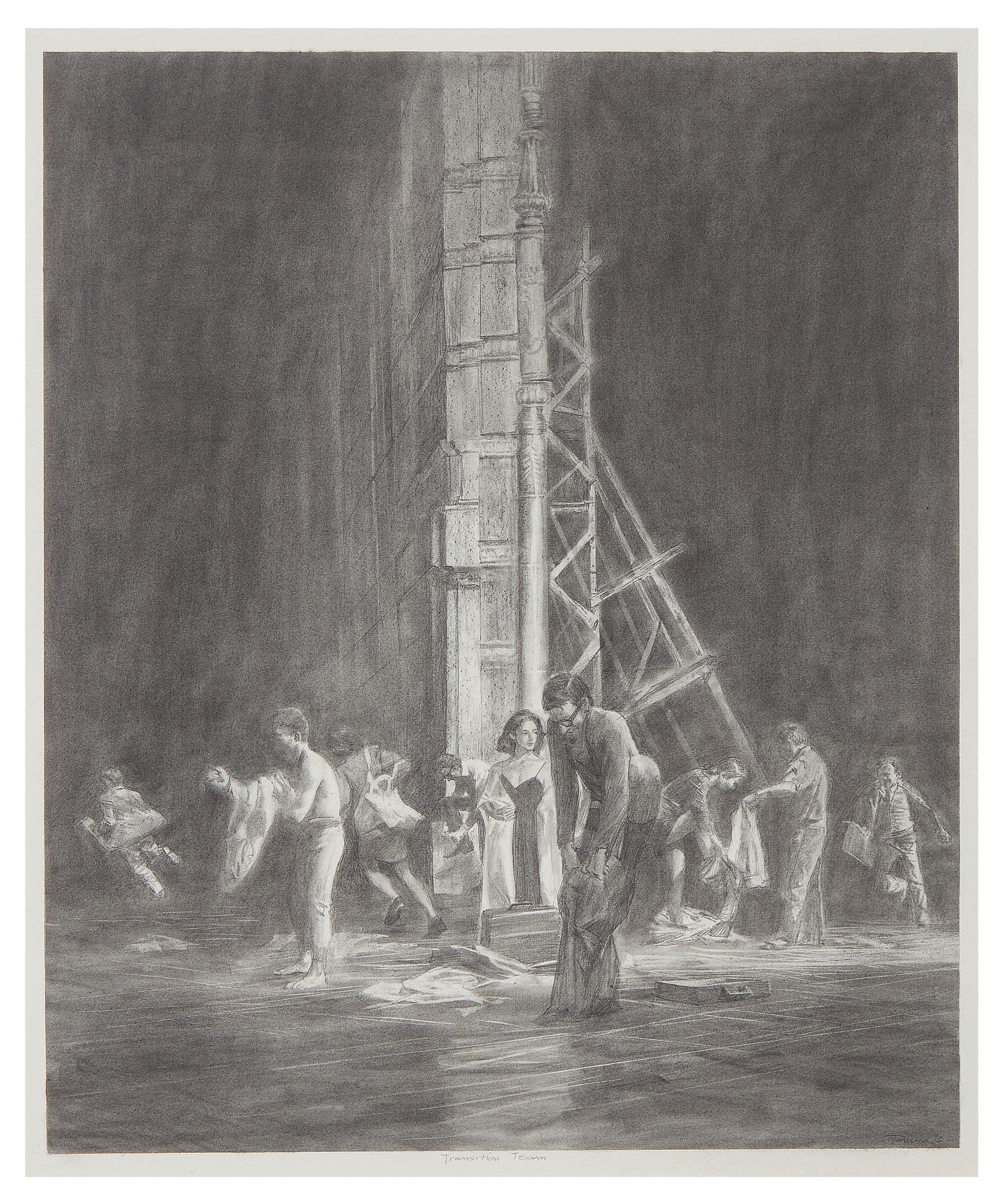 Mark Tansey — Transition Team