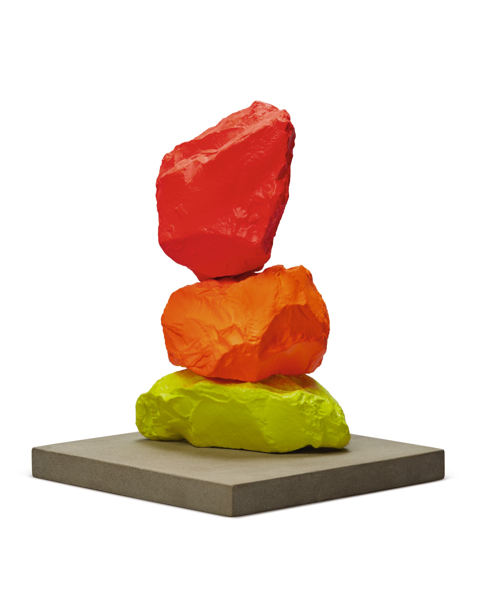 Ugo Rondinone — Yellow, Orange, Red Mountain