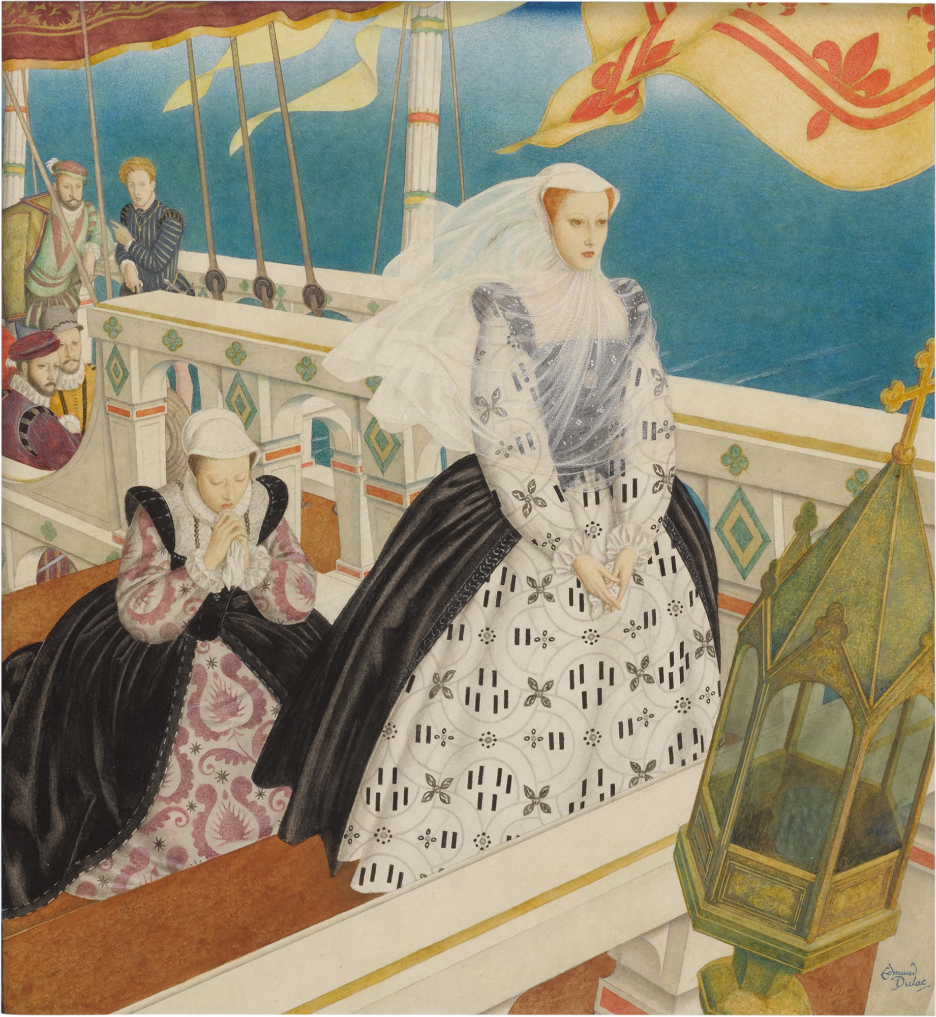 Edmund Dulac — Mary Queen of Scots