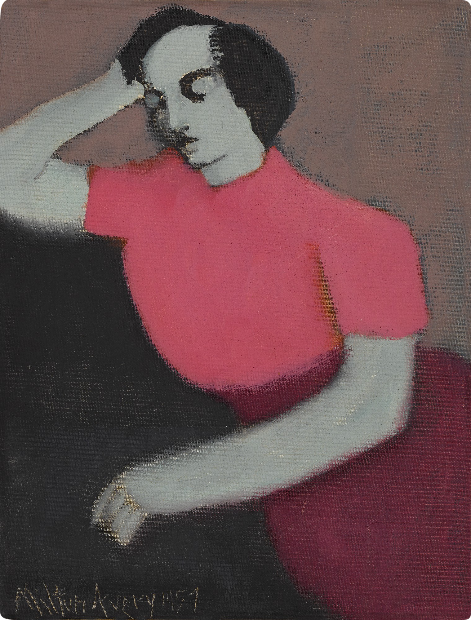 Milton Avery — Cerise Blouse
