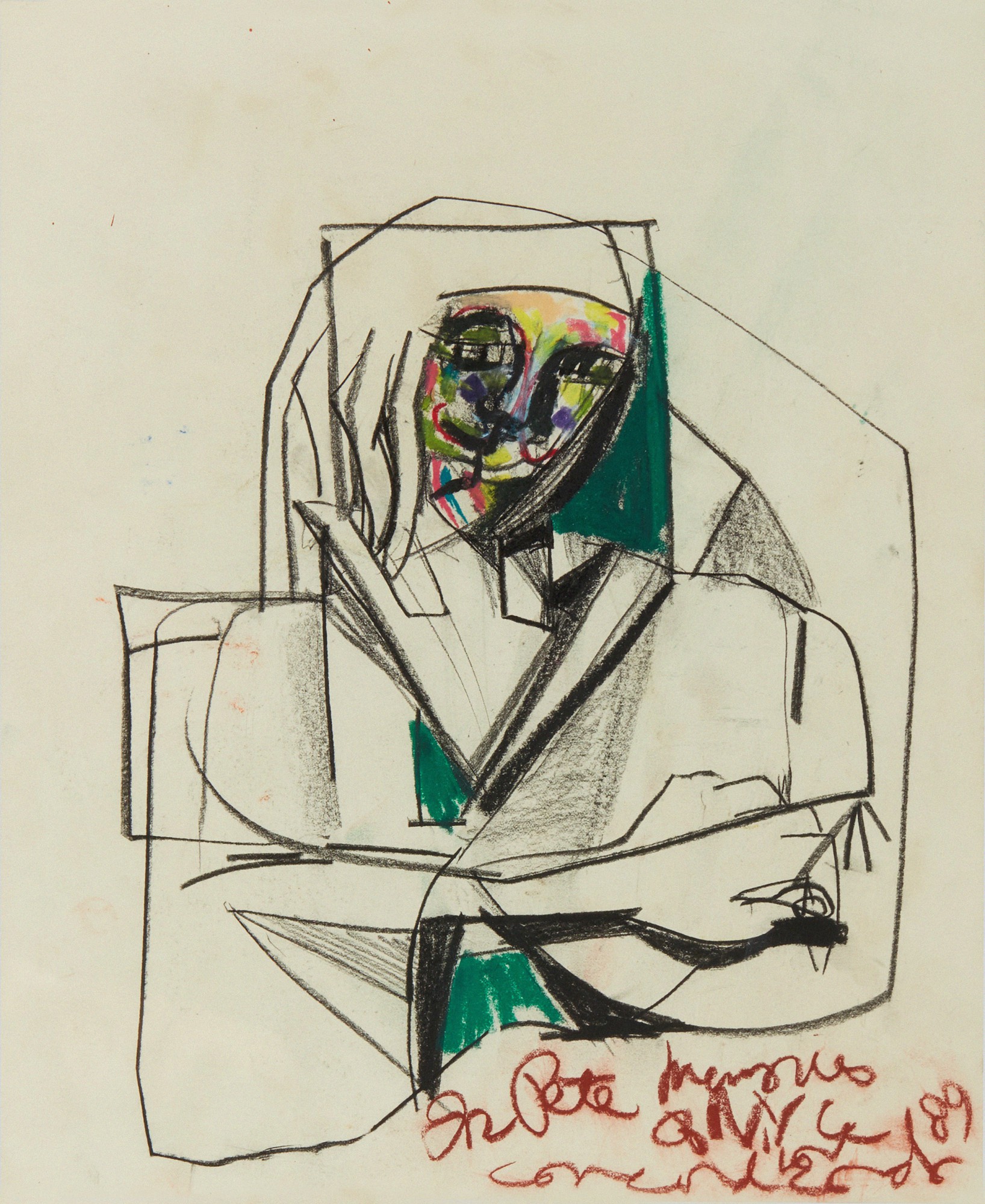 George Condo — Madonna