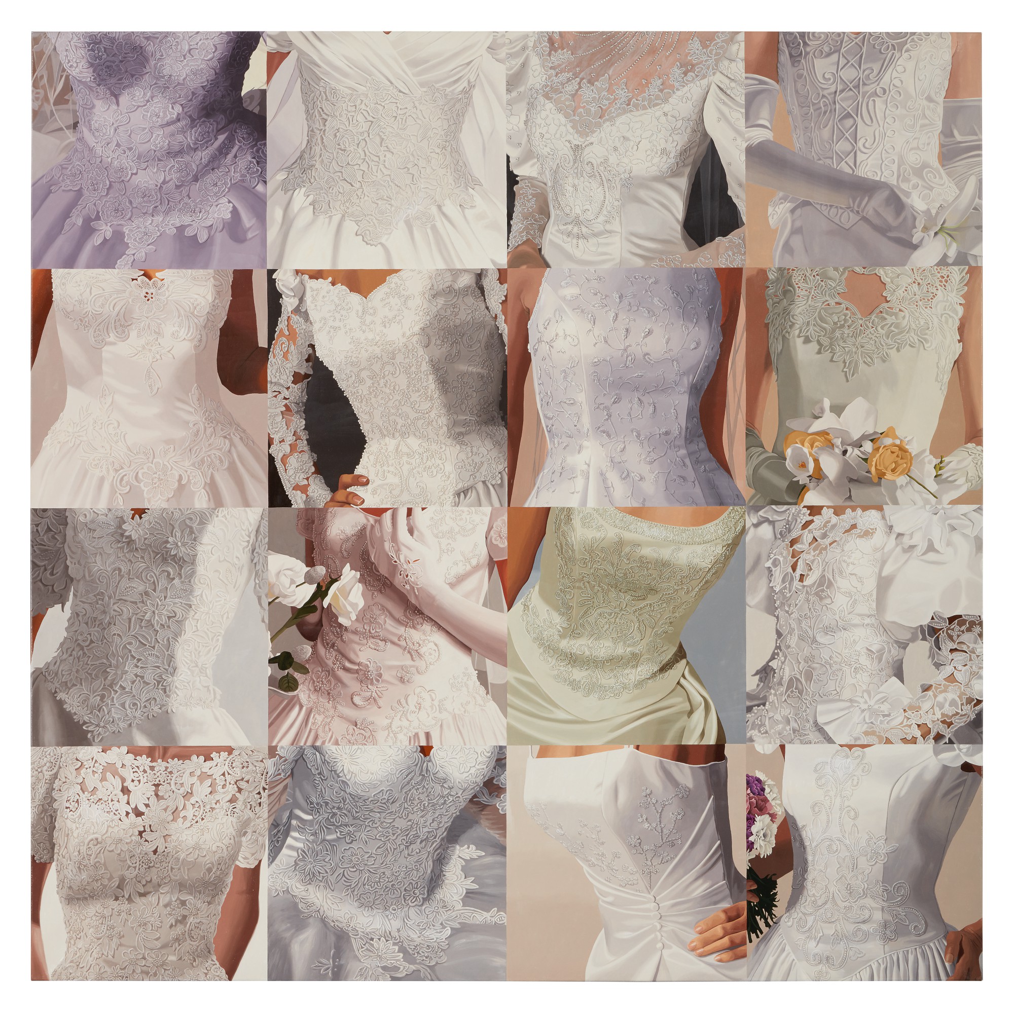 Julia Jacquette — White on White (Wedding Dresses) II
