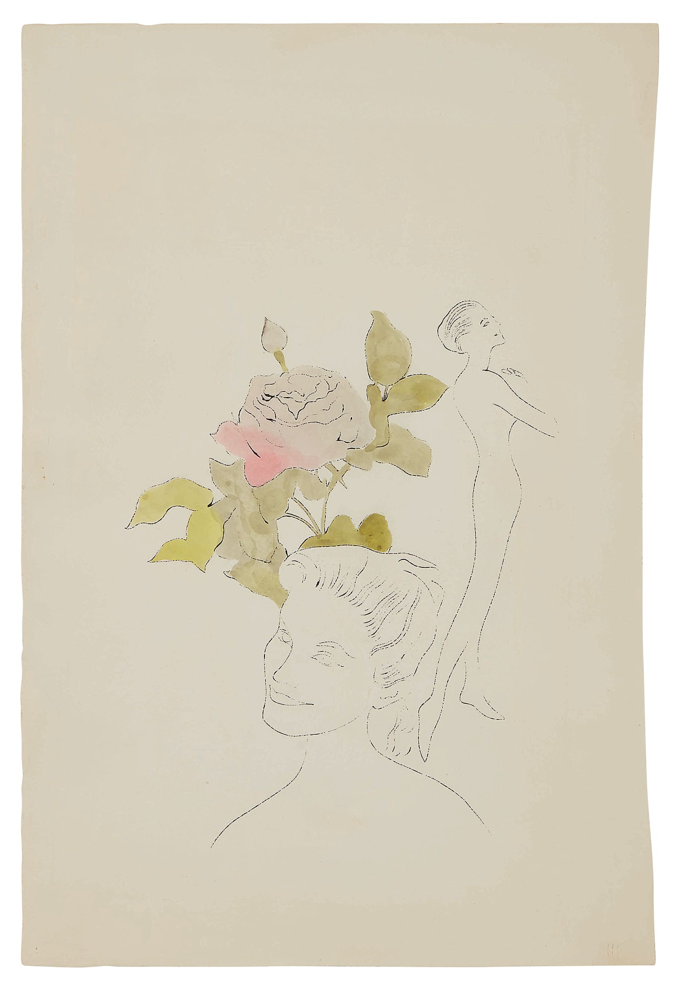 Andy Warhol — Untitled (Female Head)