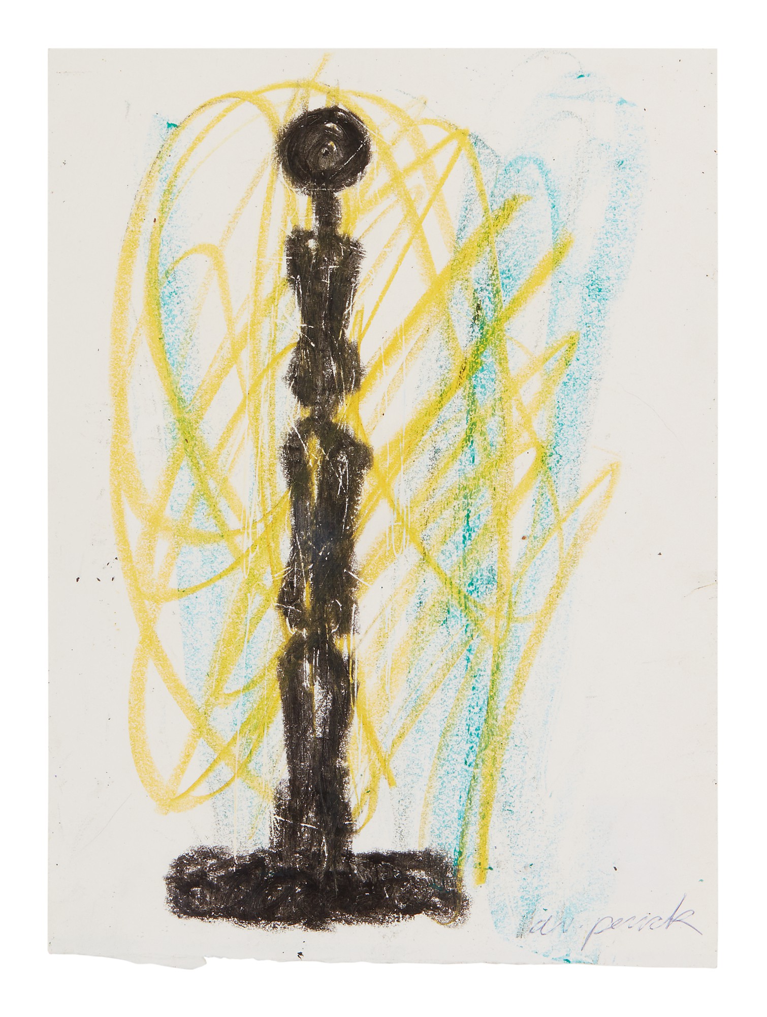 A. R. Penck — Untitled (zu "Kleines Idol")