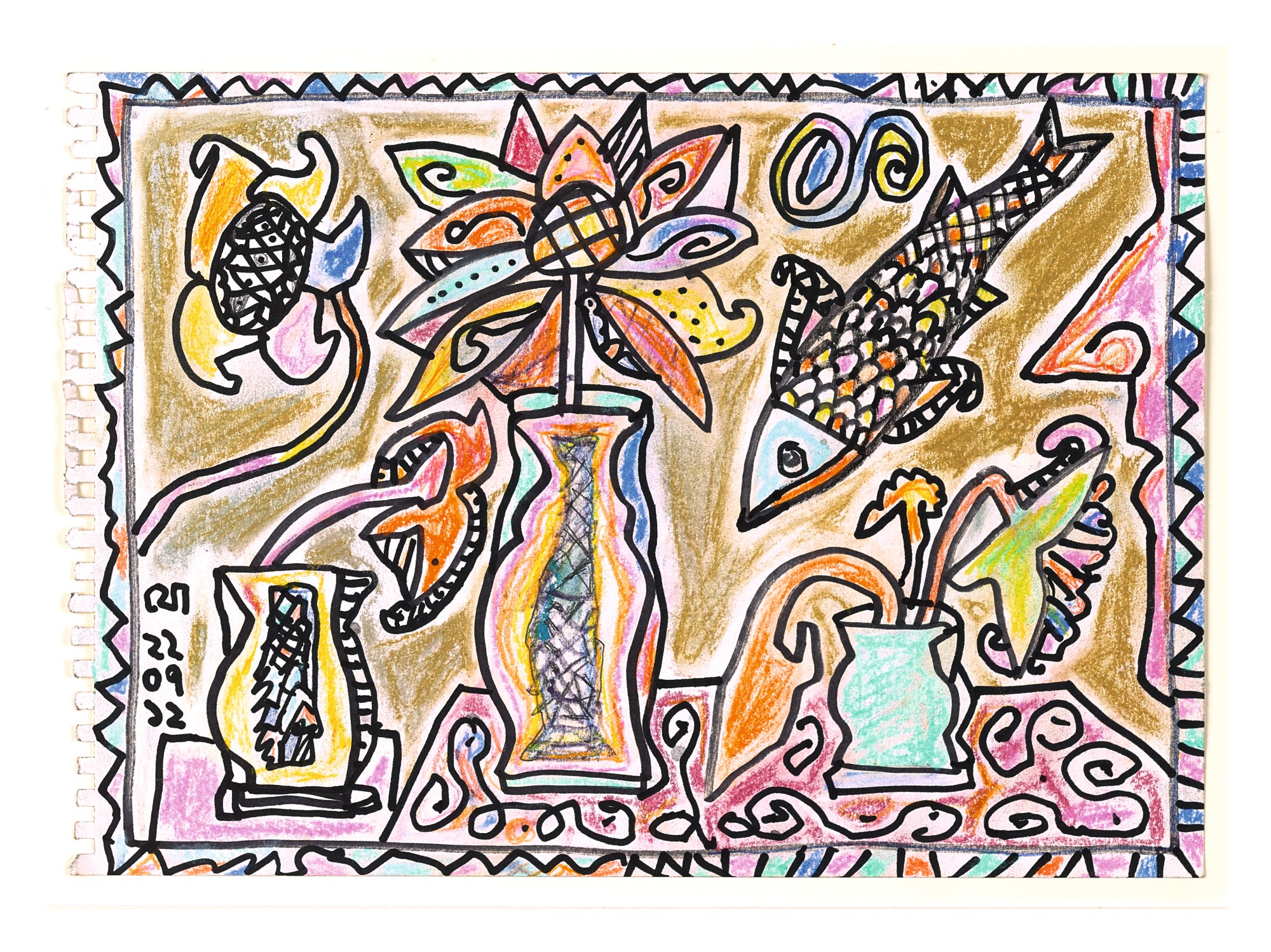 Jogen Chowdhury — Flowers & Fish