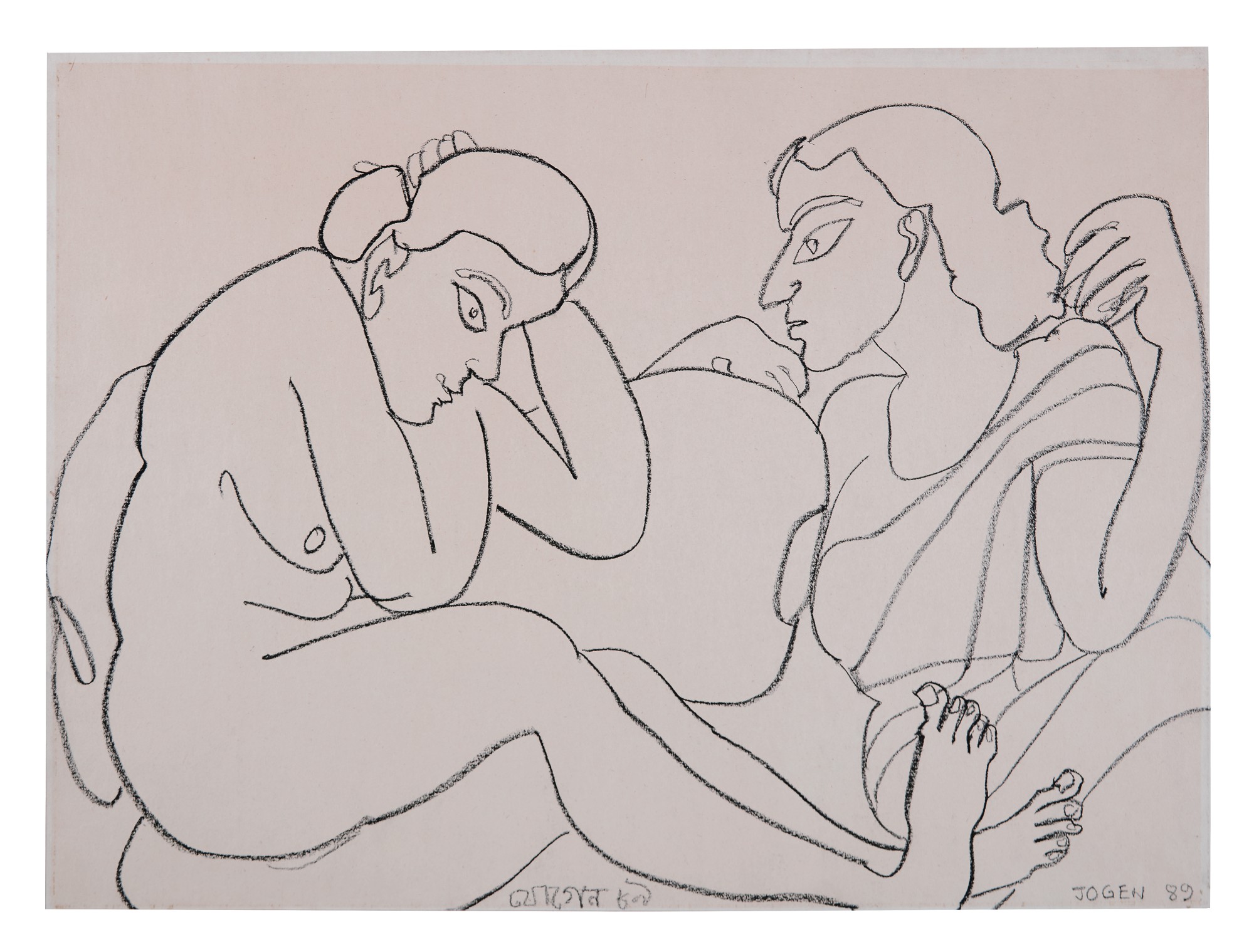 Jogen Chowdhury — Two Women