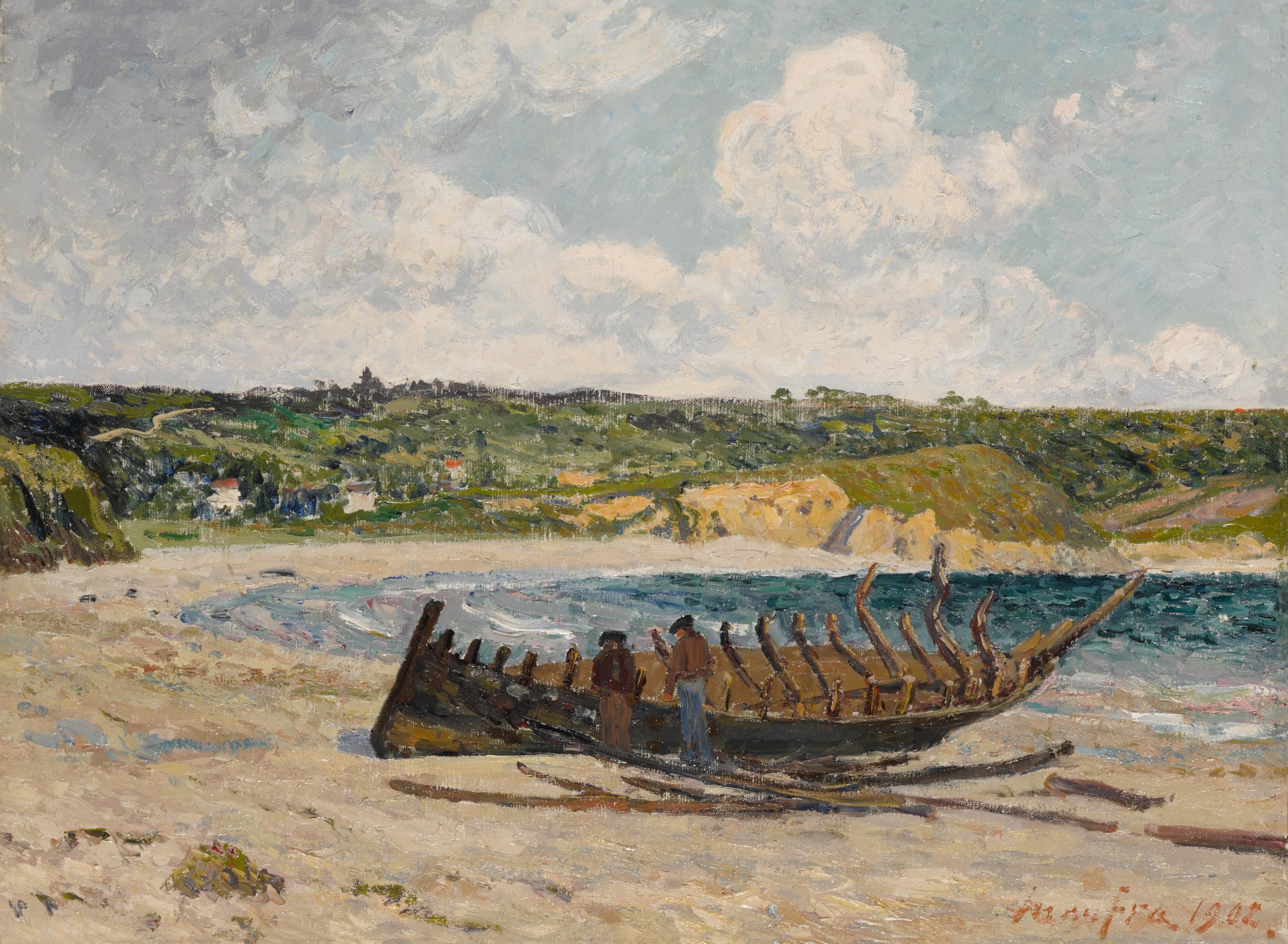 Maxime Maufra — Le Vieux bateau, Morgat 