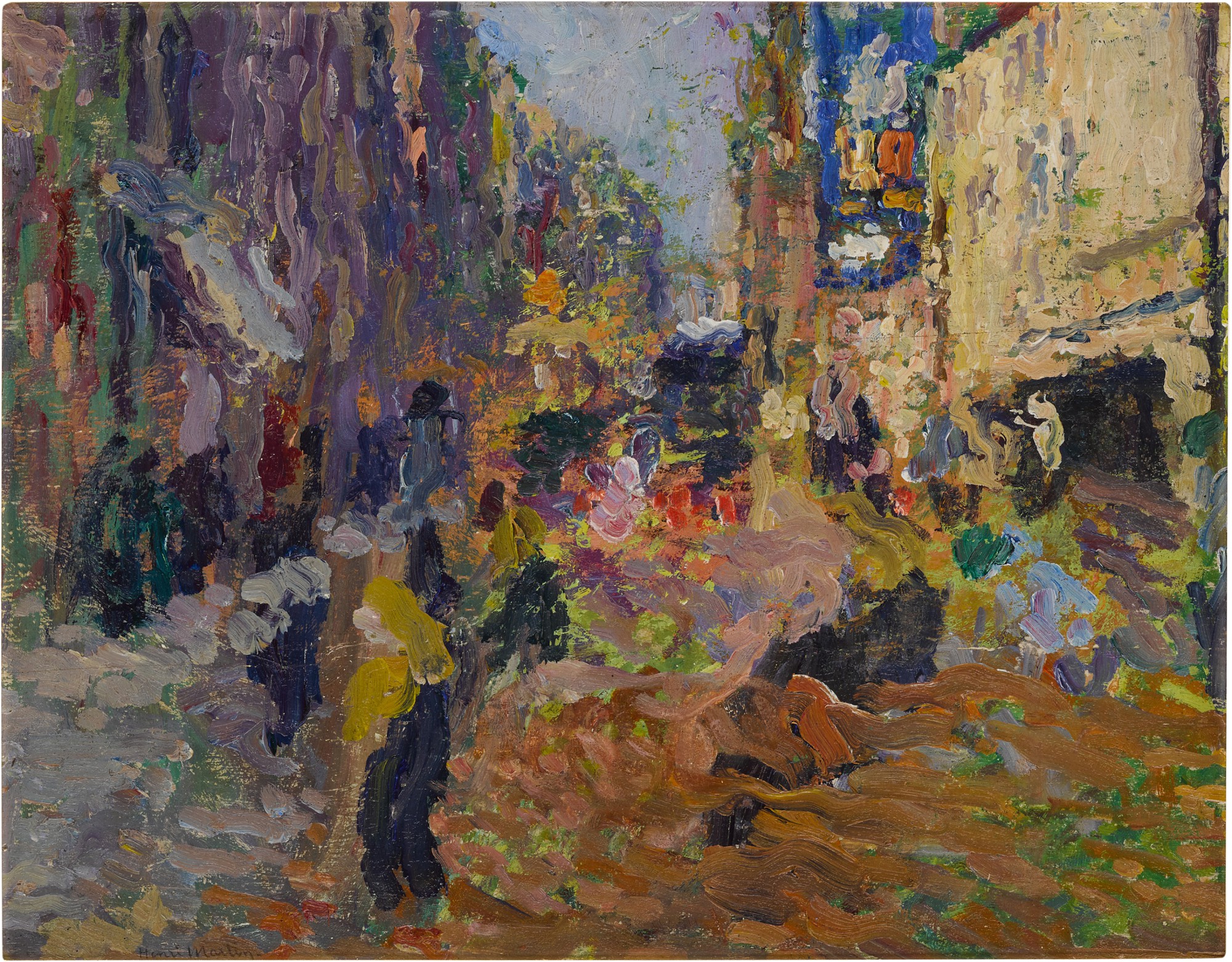 Henri Martin — Scène de rue