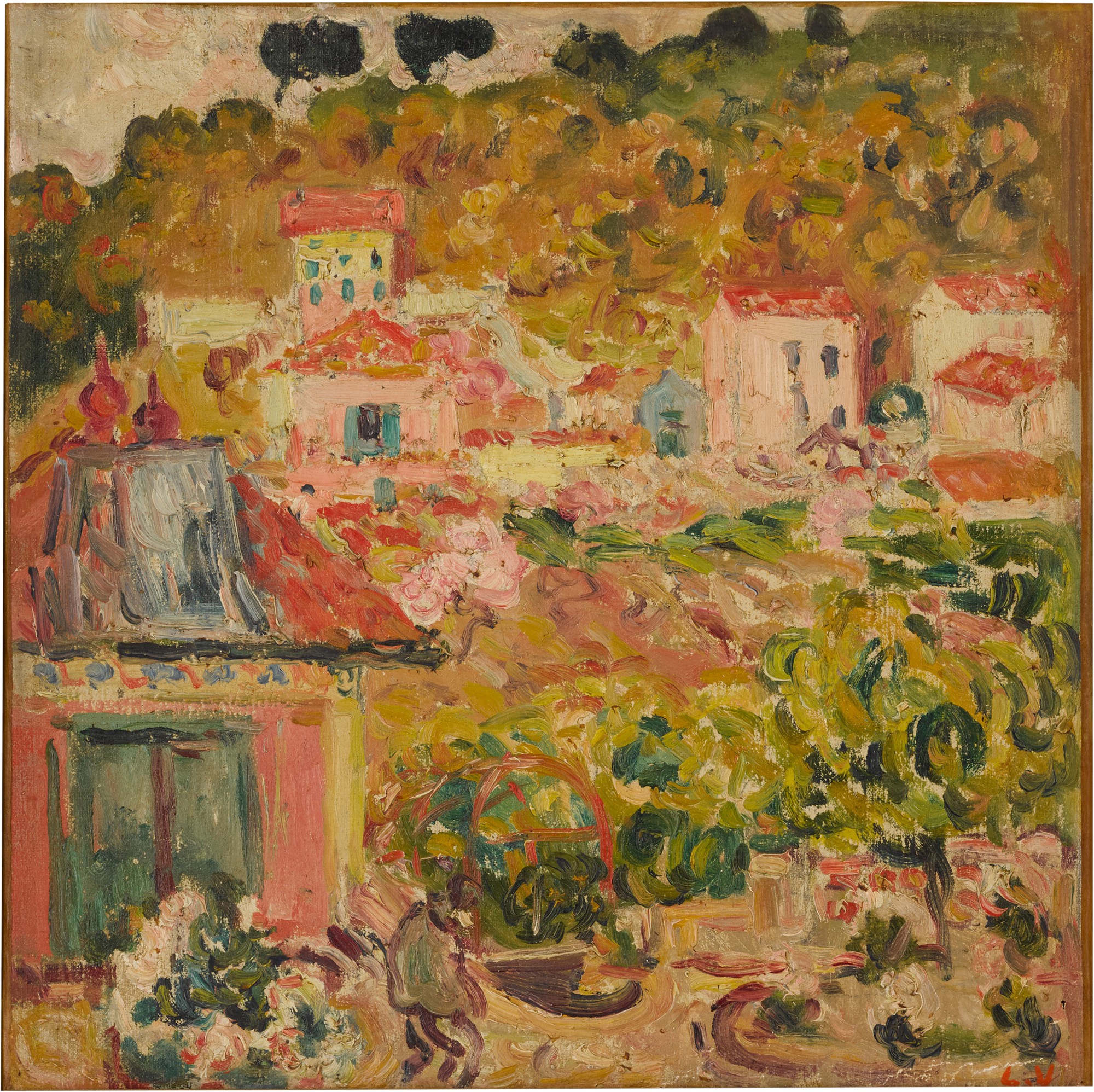 Louis Valtat — Village aux maisons roses