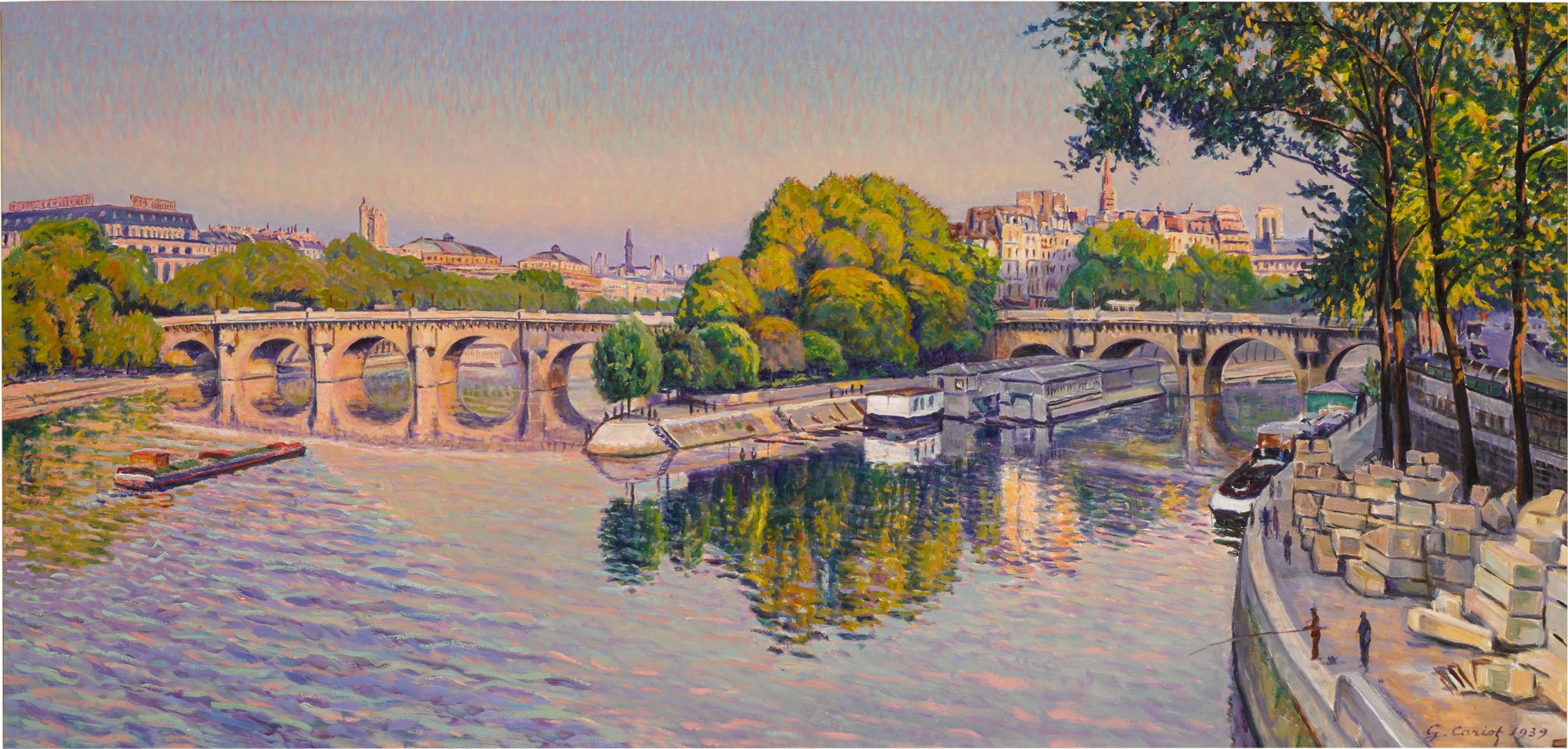 Le Pont-Neuf, eté, 20 heures