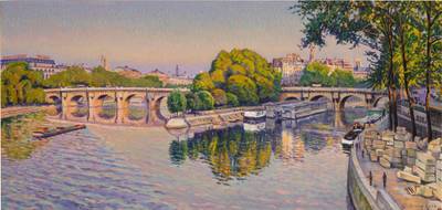 Le Pont-Neuf, eté, 20 heures