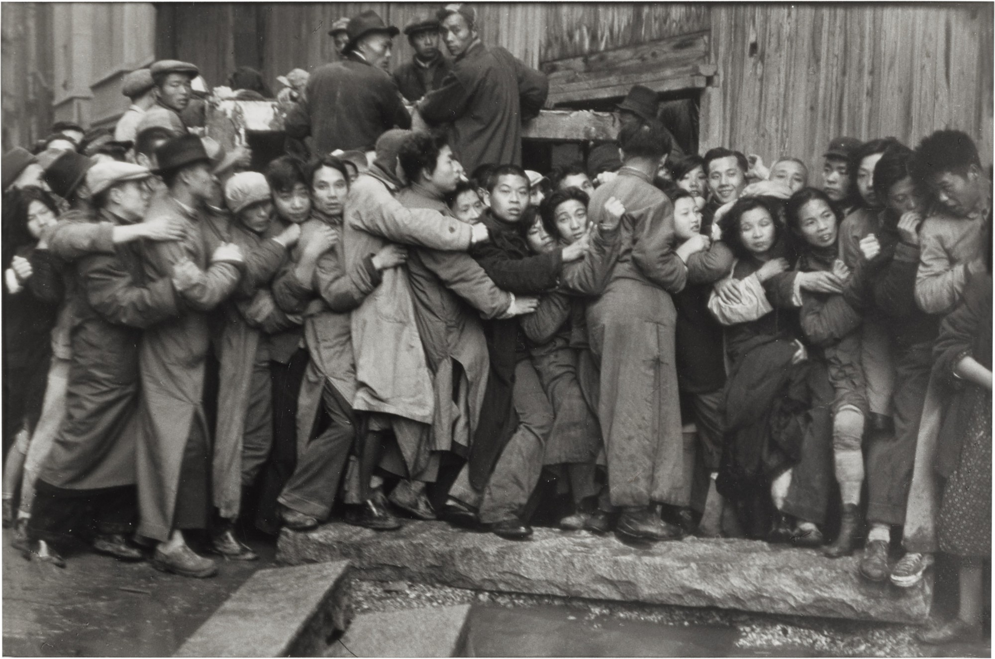 Henri Cartier-Bresson — Sale of Gold in the last Days of Kuomintang, Shanghai, China