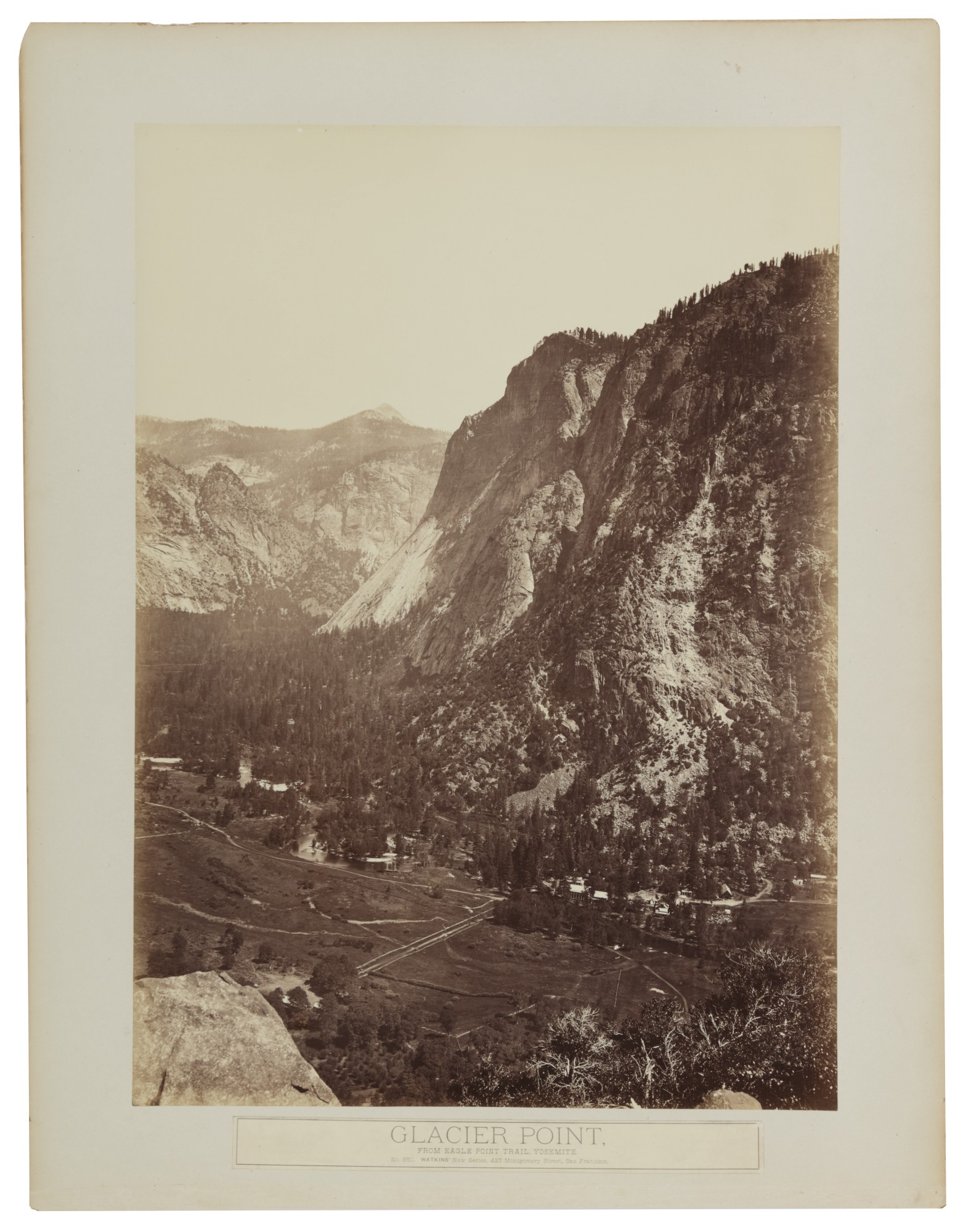 'Glacier Point From Eagle Point Trail, Yosemite'