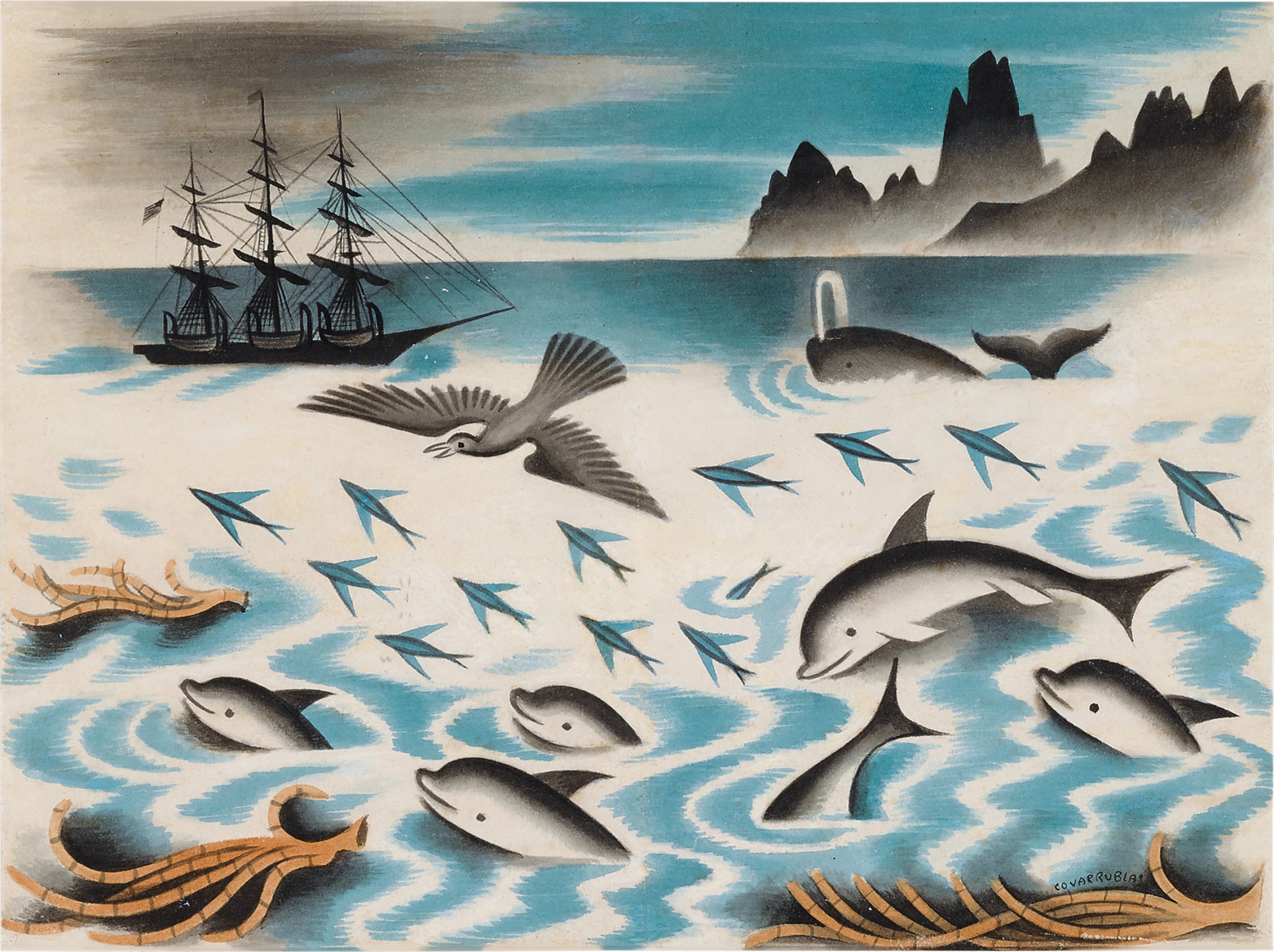 Illustration for Herman Melville's Typee: A Peep at Polynesian Life