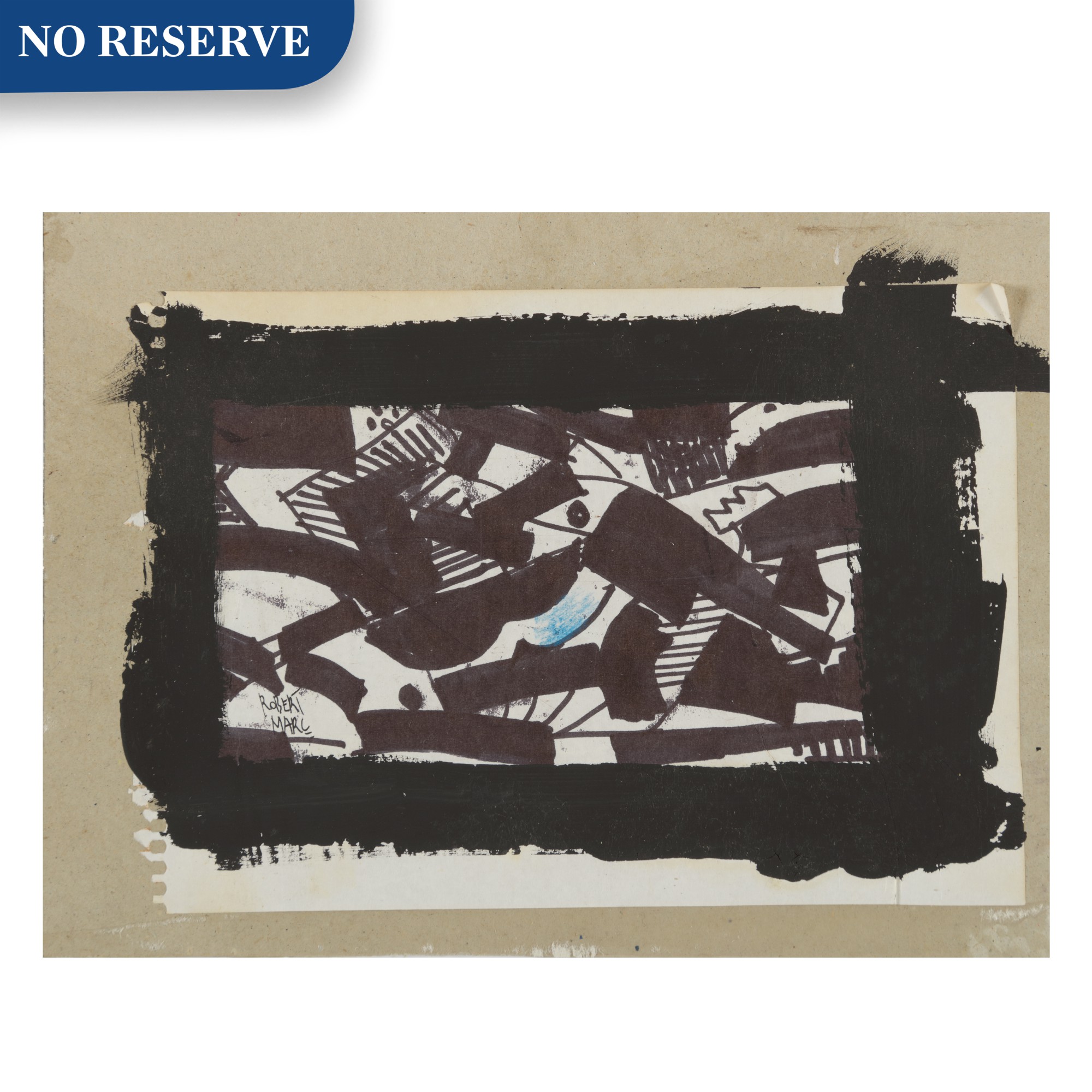 Works on Paper at No Reserve — Untitled (Composition 9423)