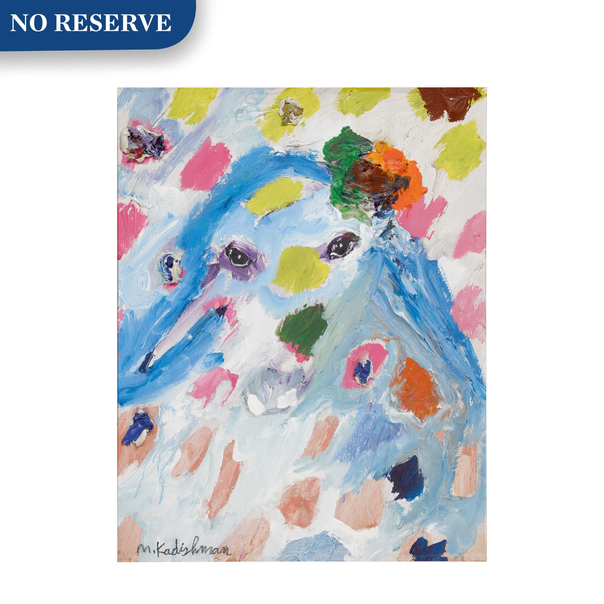 Menashe Kadishman — Head of a Lamb