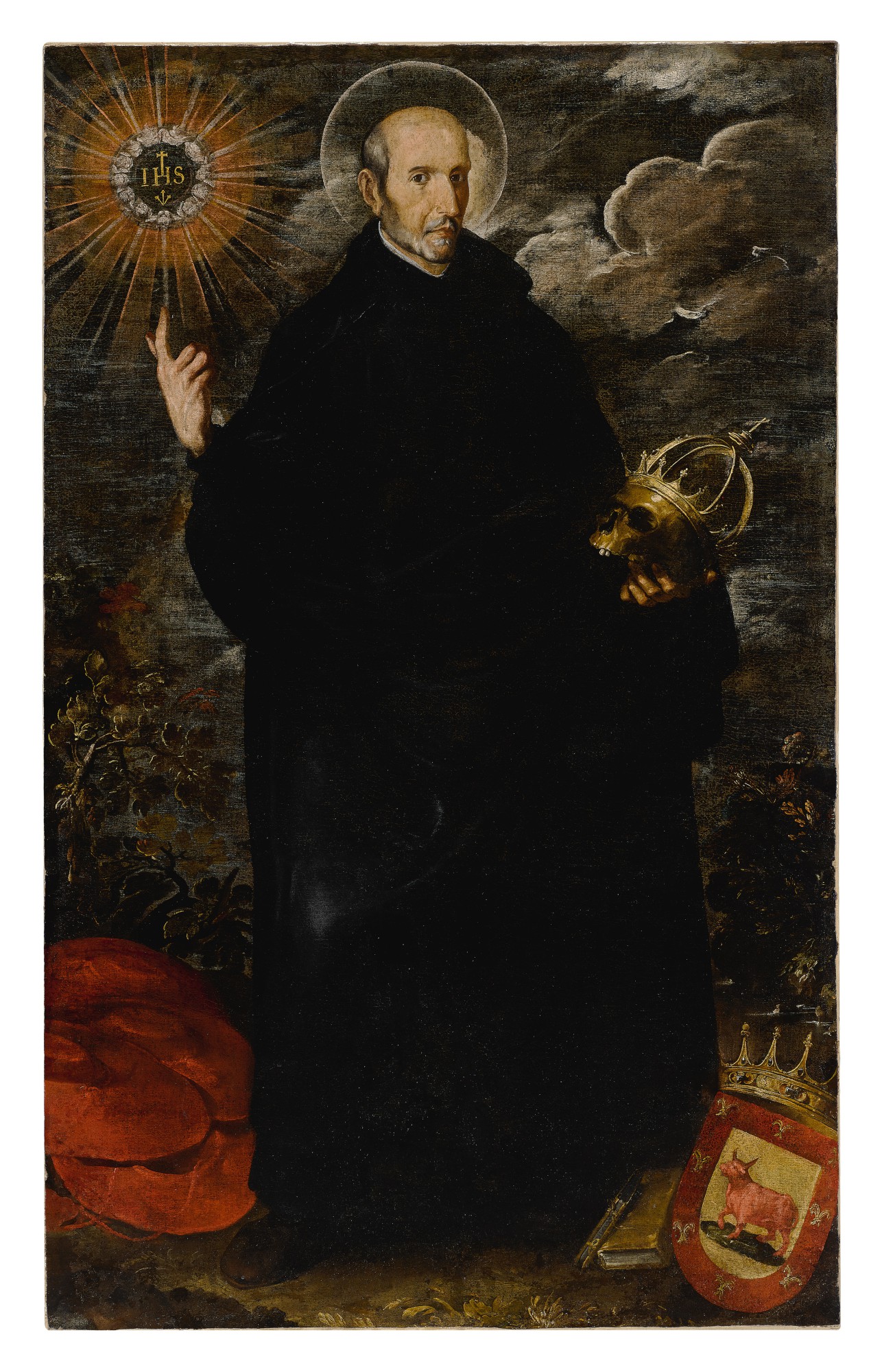 Attributed to Francisco Herrera the Elder — Portrait of Saint Francis Borgia, 4th Duke of Gandía
