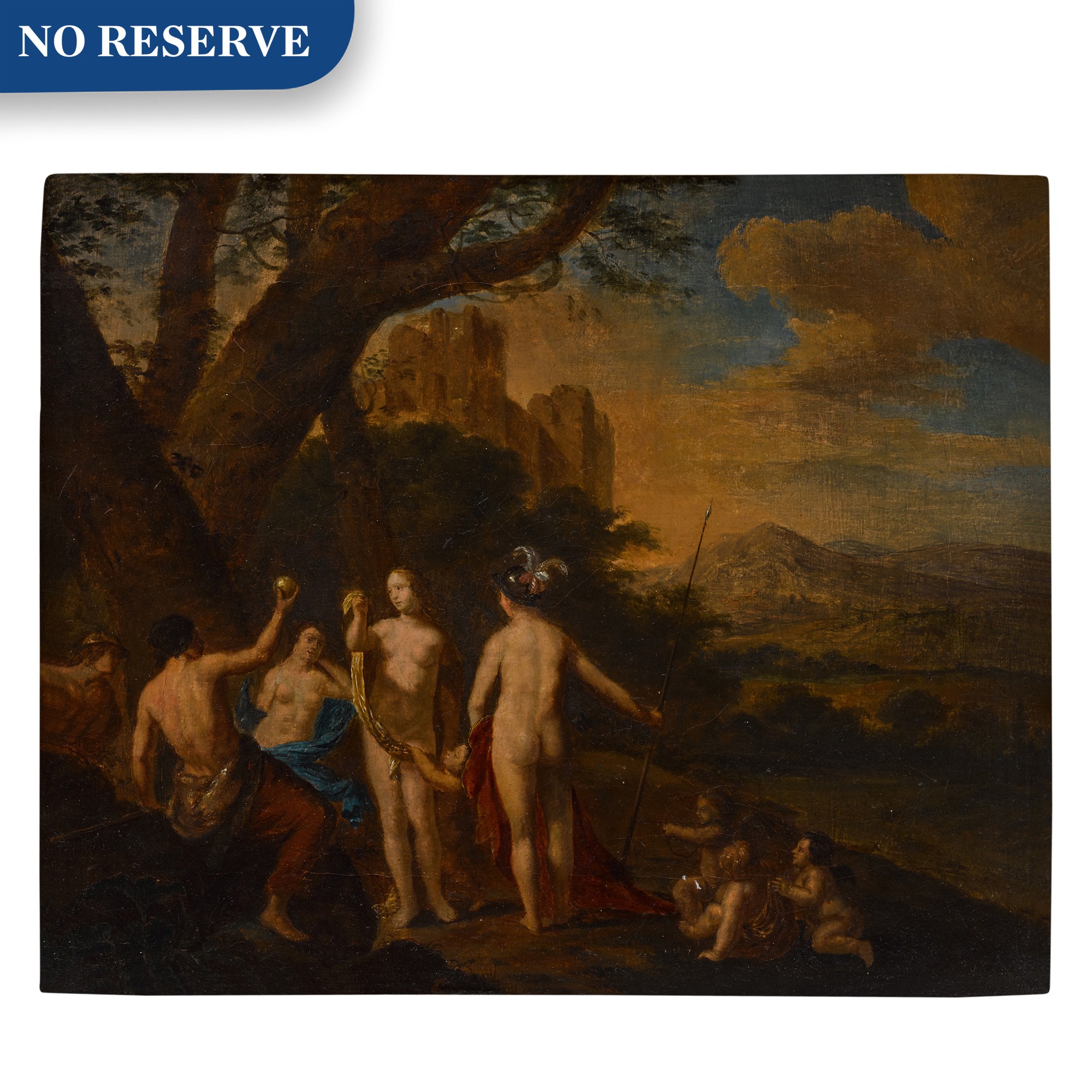 Attributed to Dirck van der Lisse — The Judgment of Paris