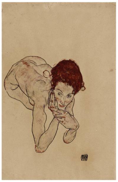 Kauernder weiblicher Akt (Crouching Female Nude)