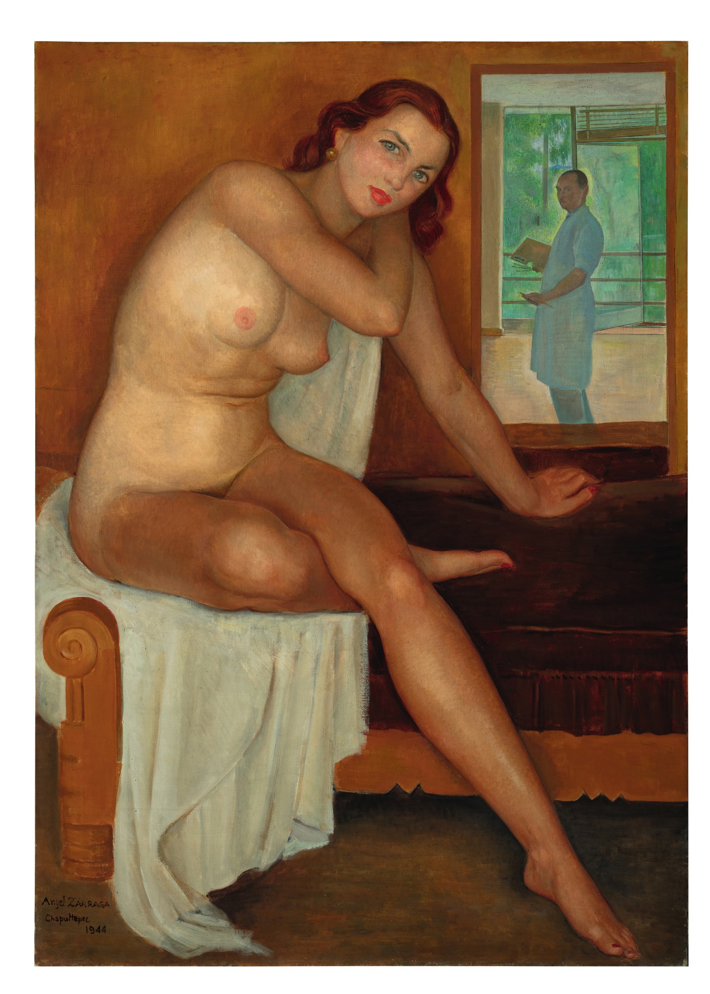 Autorretrato con modelo