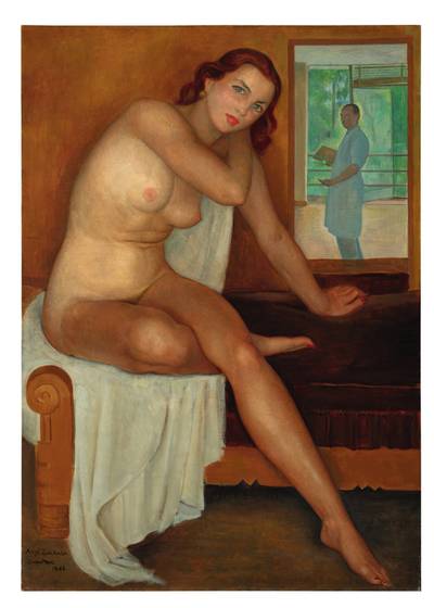 Autorretrato con modelo